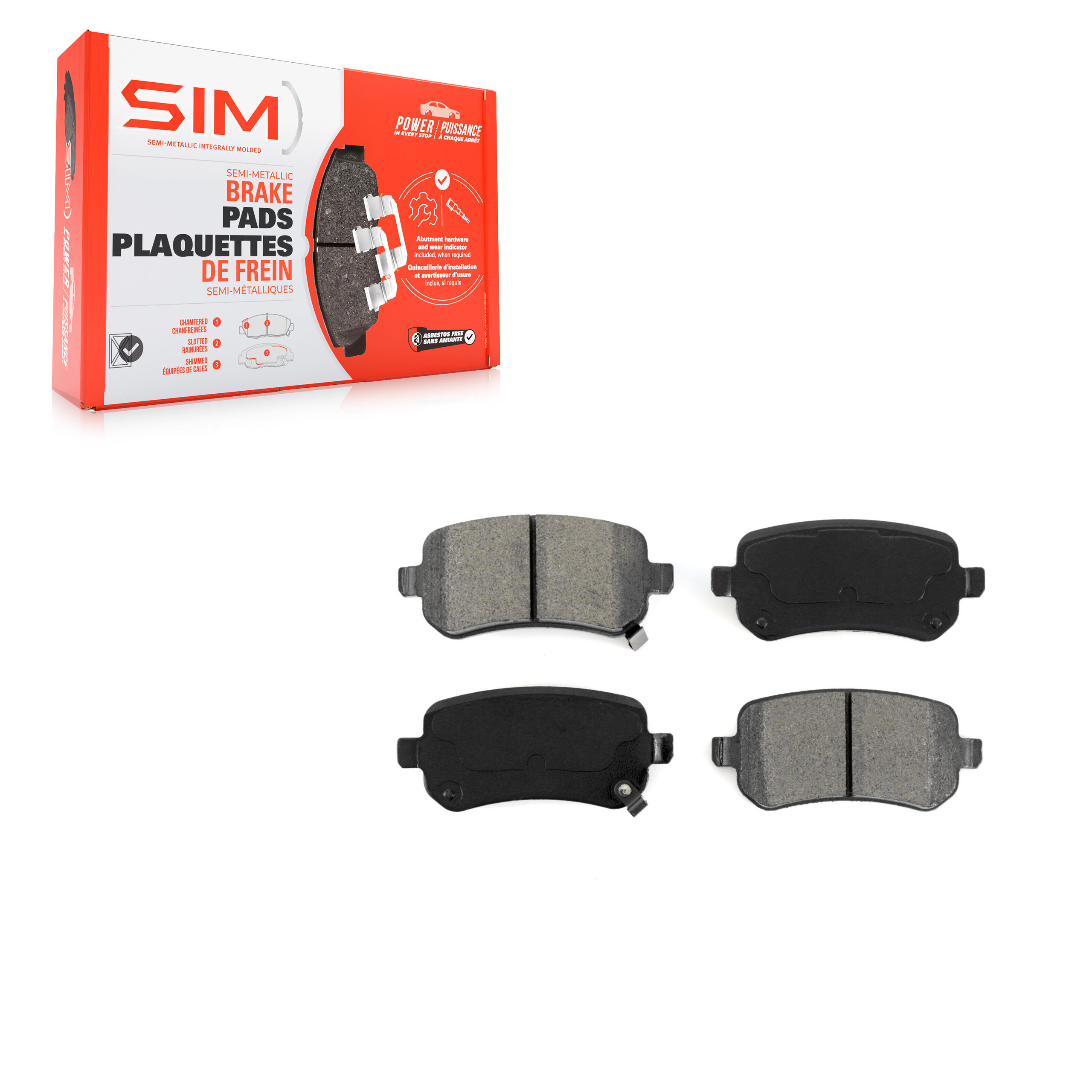 Semi-Metallic Brake Pads
