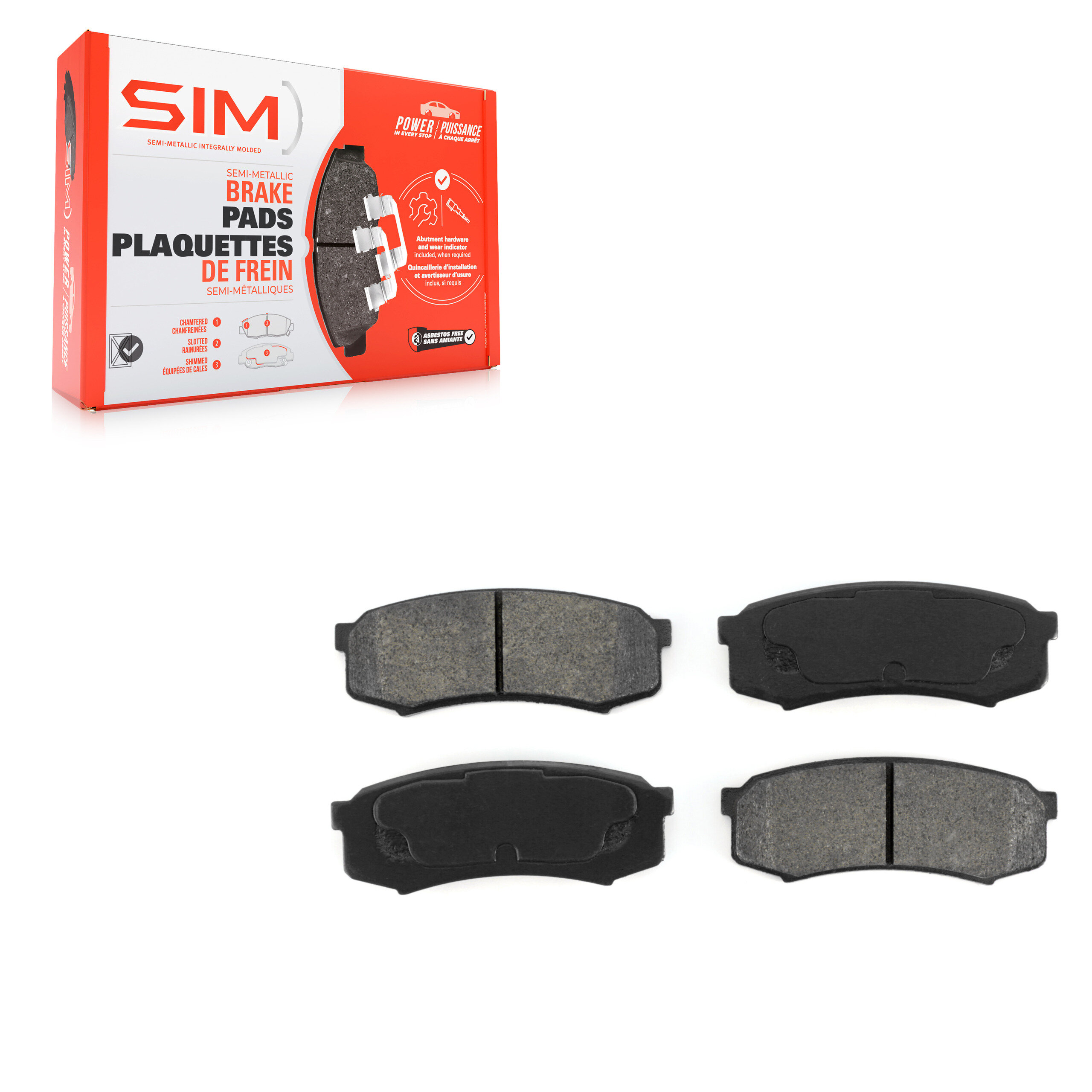 Semi-Metallic Brake Pads