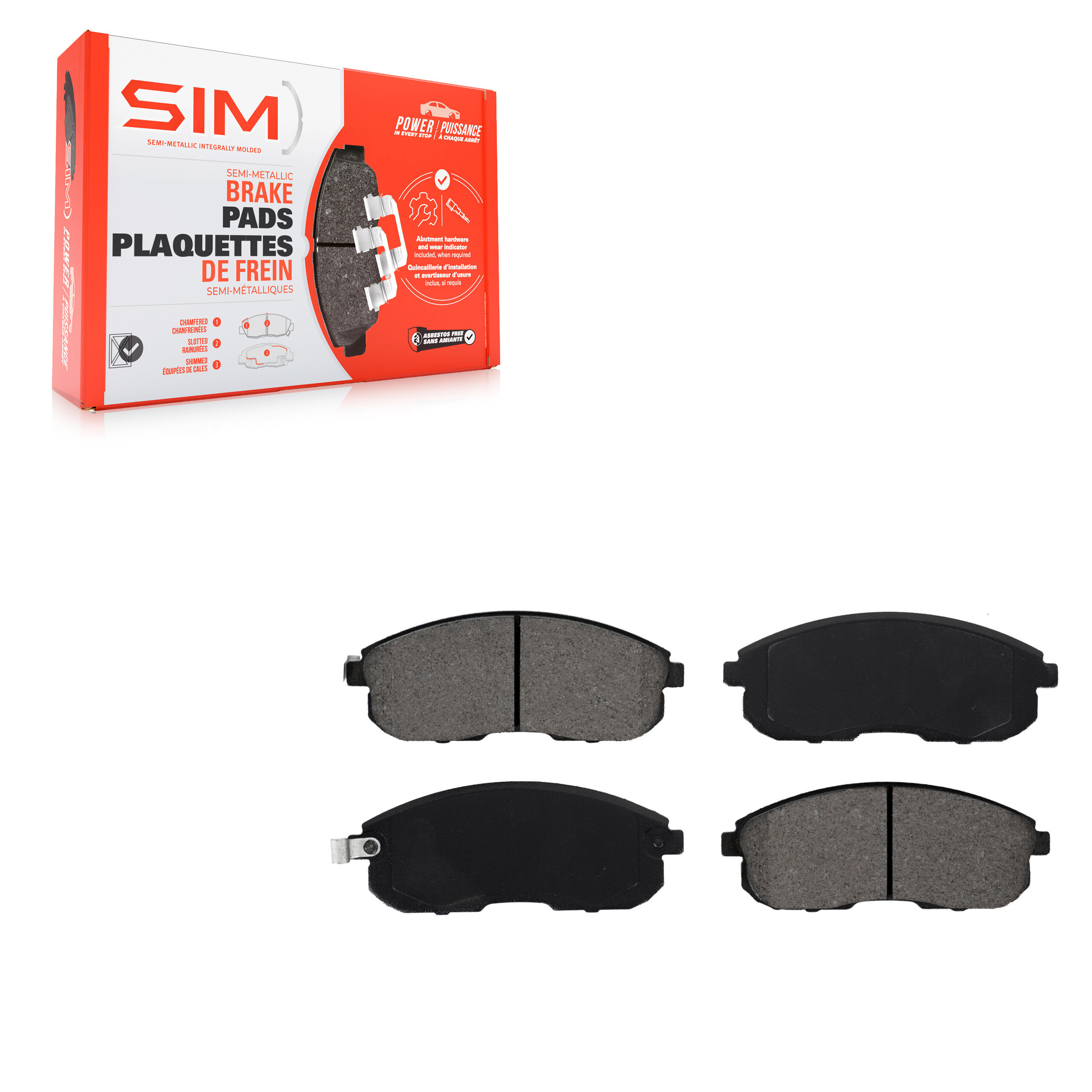 Semi-Metallic Brake Pads