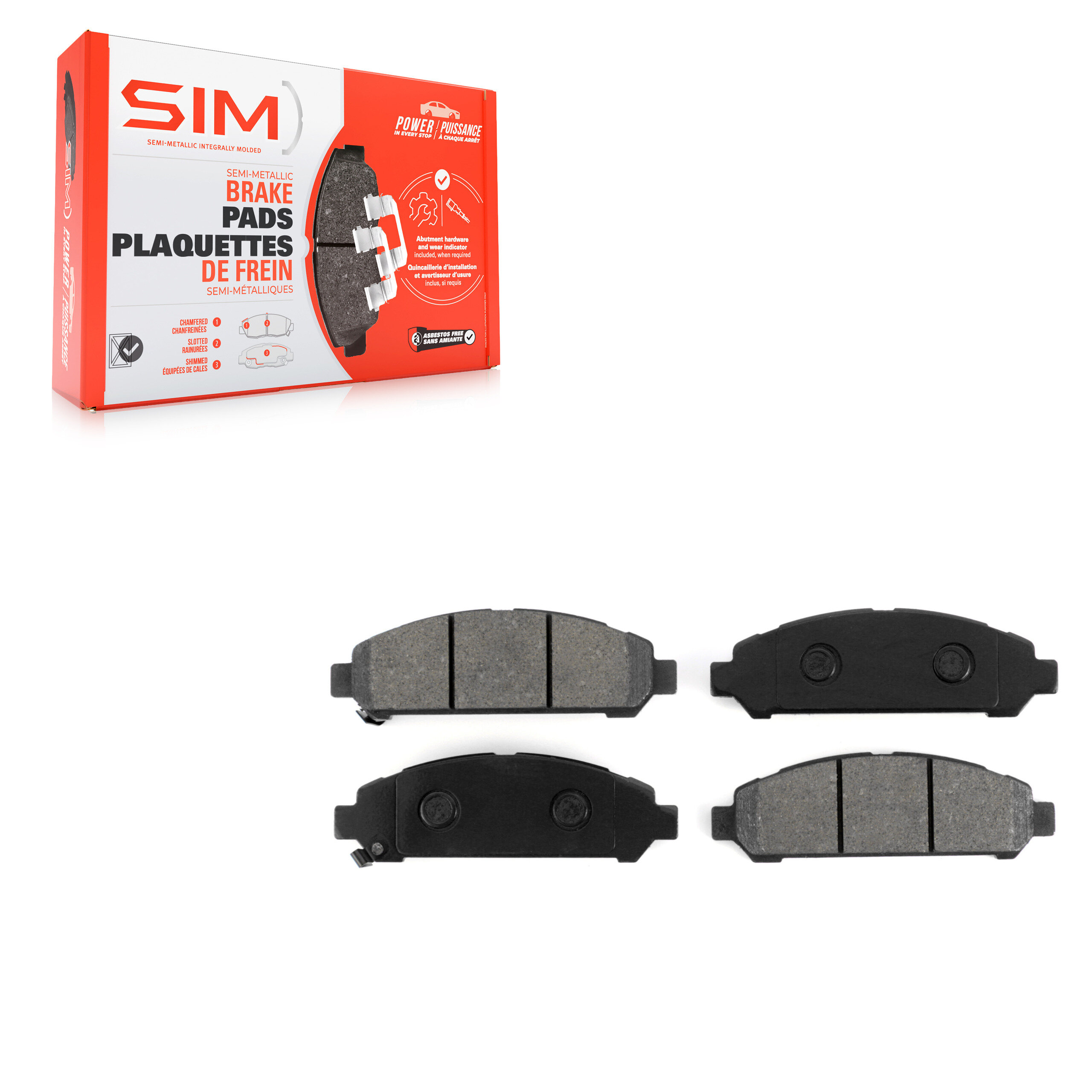 Semi-Metallic Brake Pads