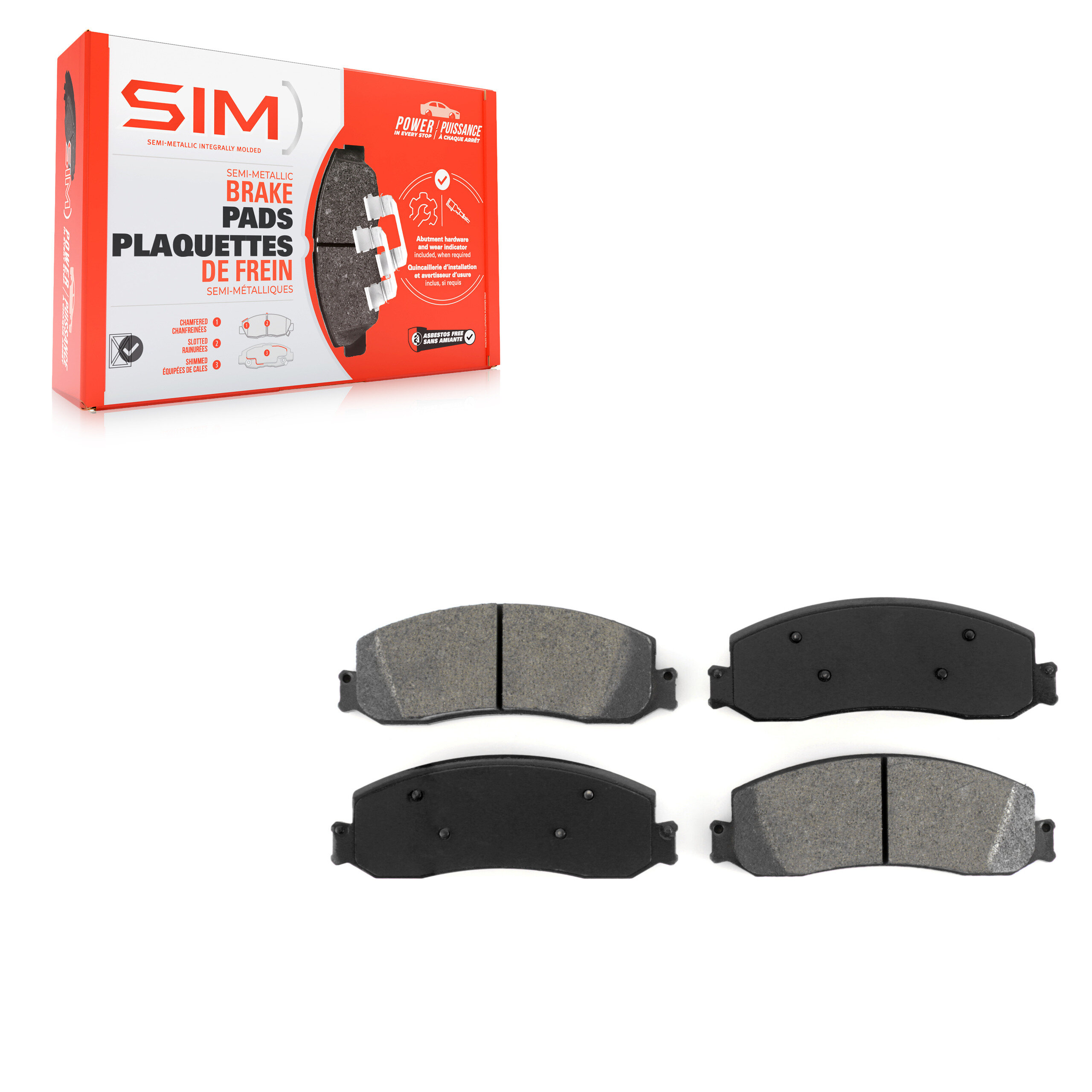 Semi-Metallic Brake Pads