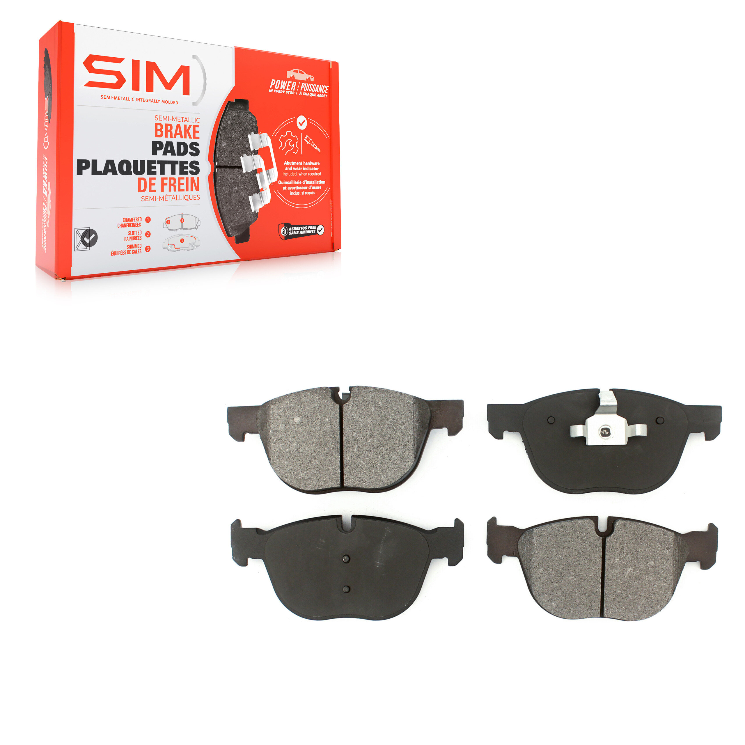 Semi-Metallic Brake Pads