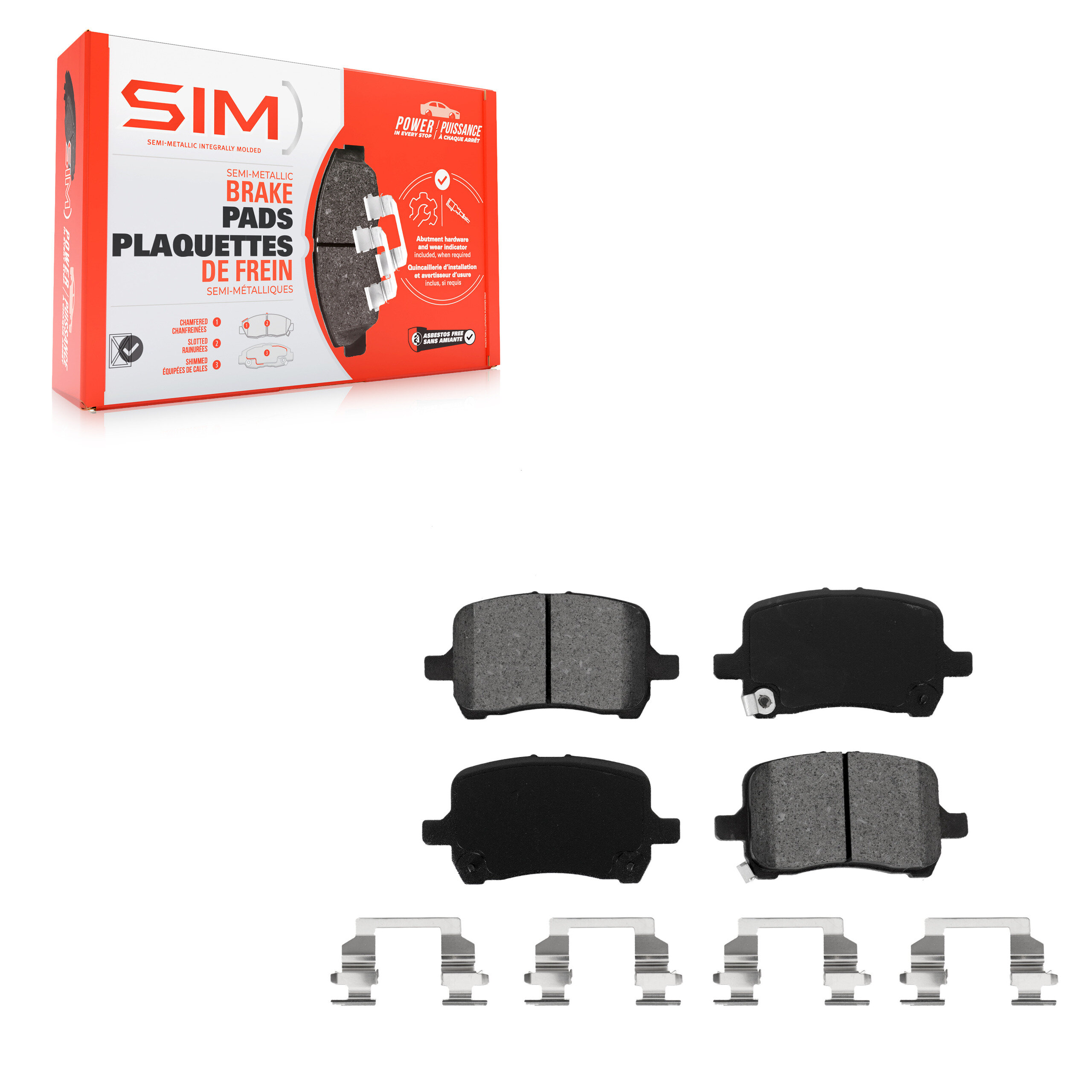 Semi-Metallic Brake Pads