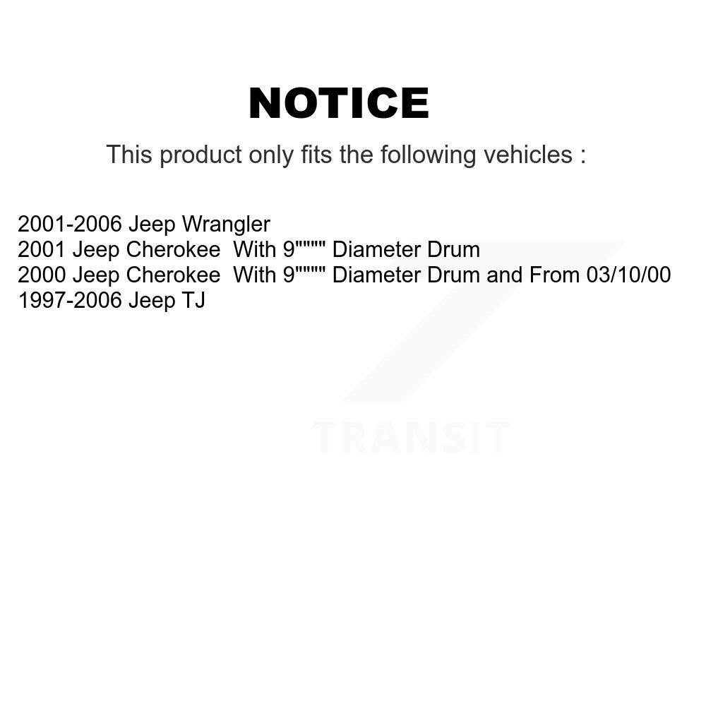 Top Quality - NB-769B - Drum Brake Shoe