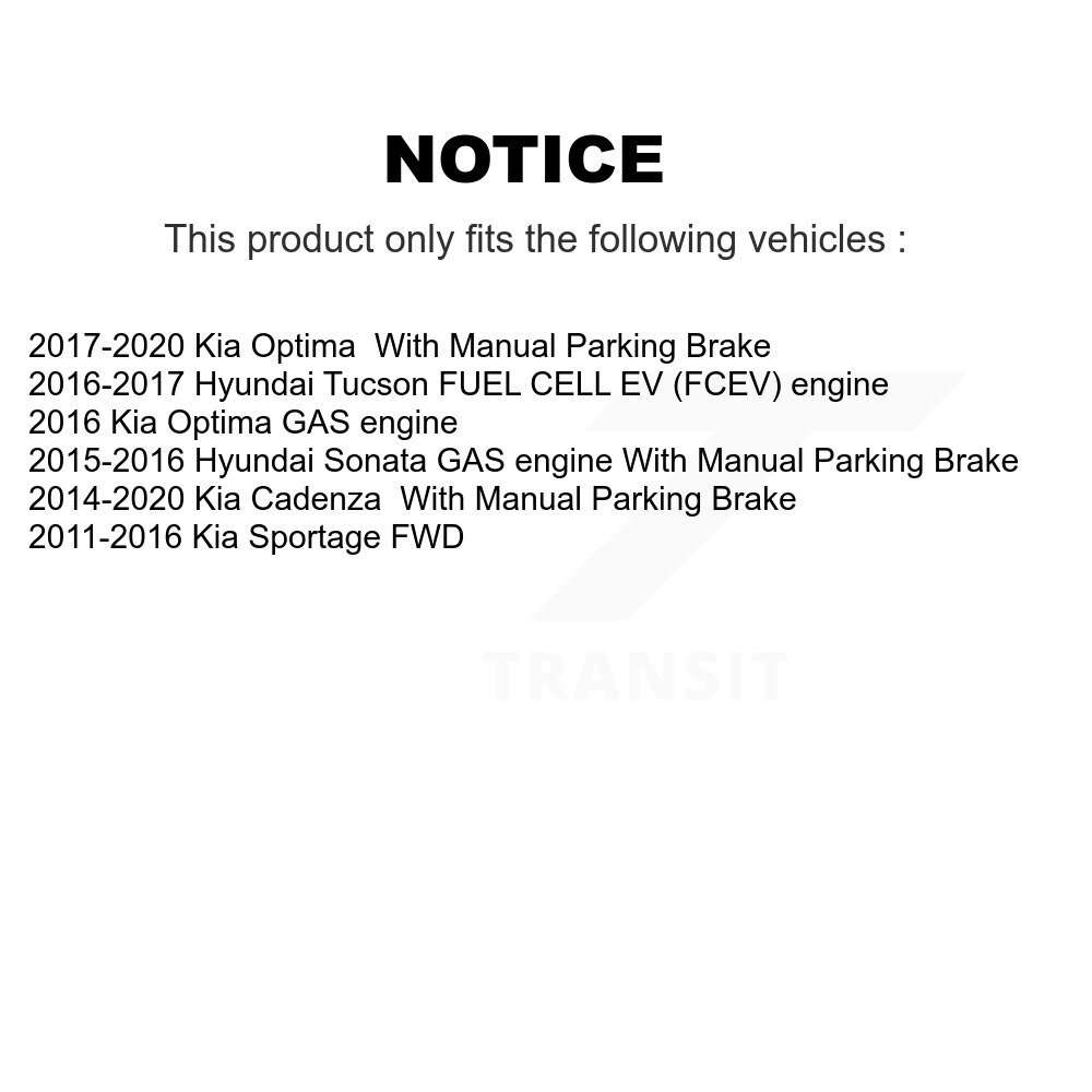 Top Quality - NB-882B - Parking Brake Shoe