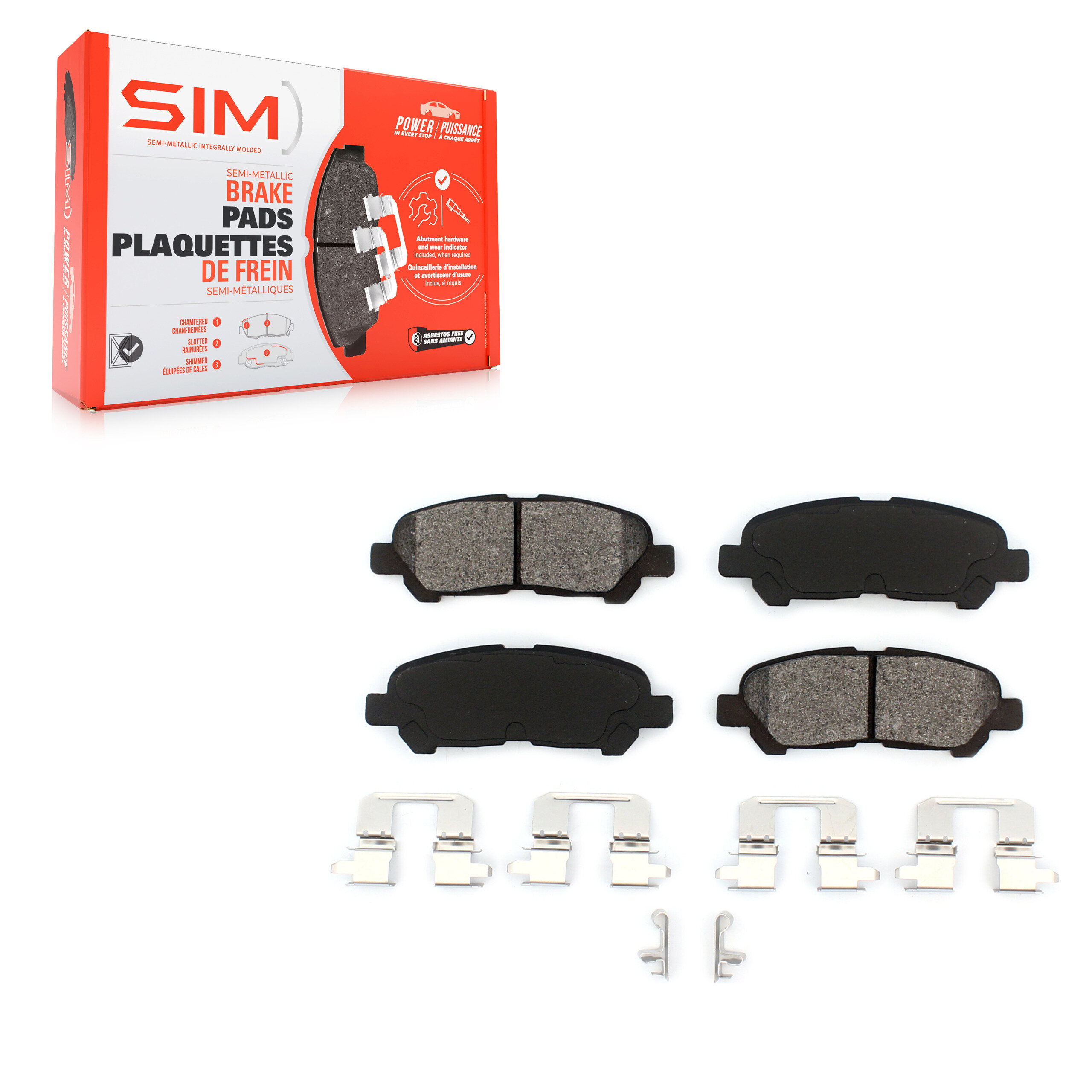 Semi-Metallic Brake Pads