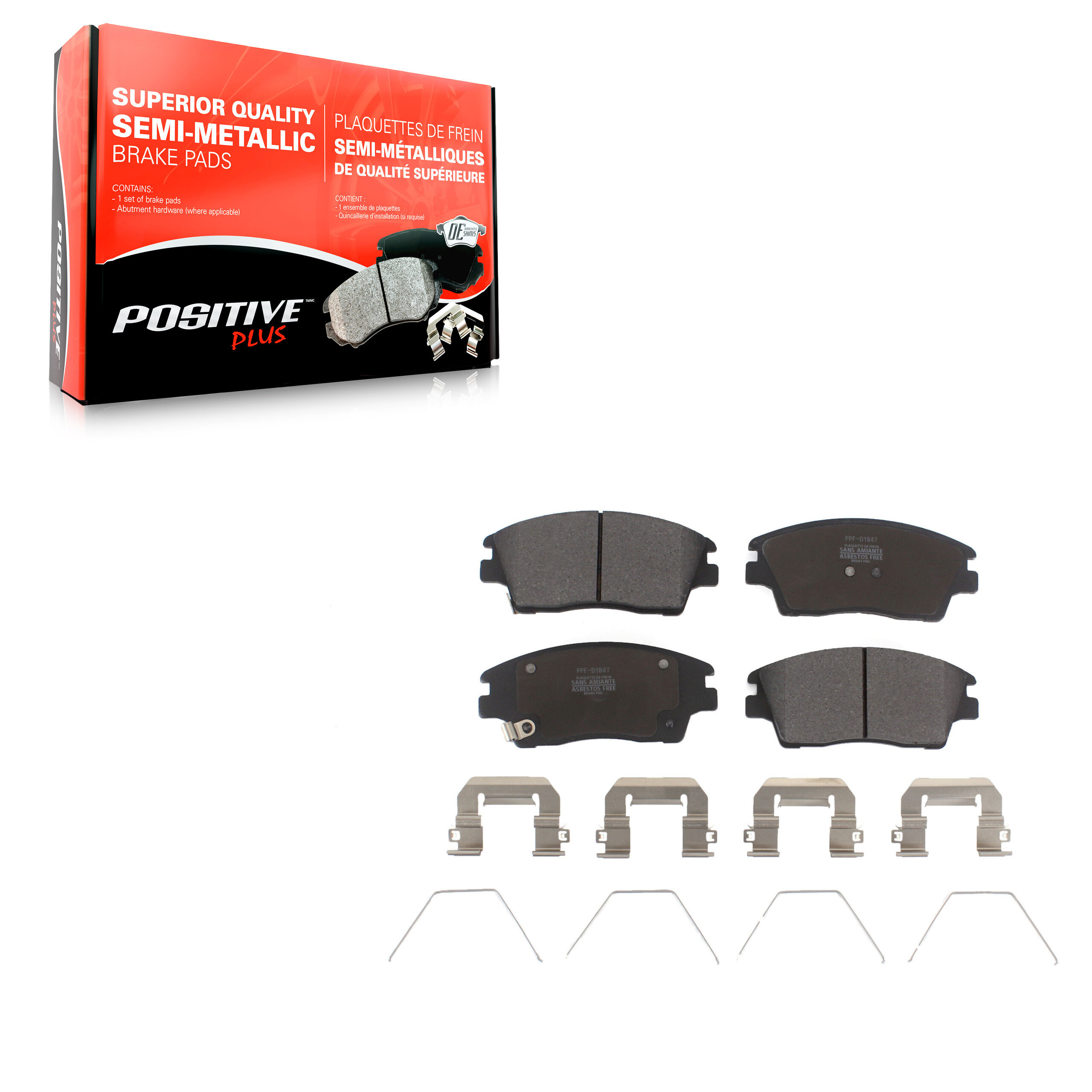 Semi-Metallic Brake Pads