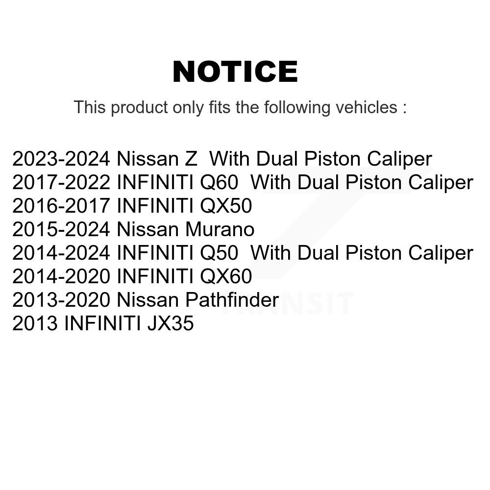 GENIUS - GCR-981055 - Coated Disc Brake Rotor