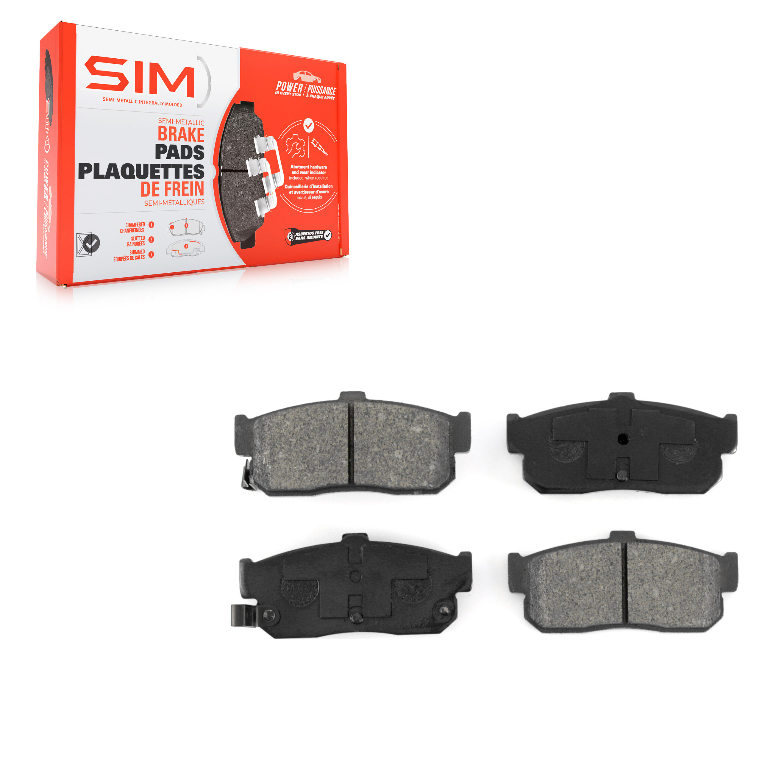 Semi-Metallic Brake Pads