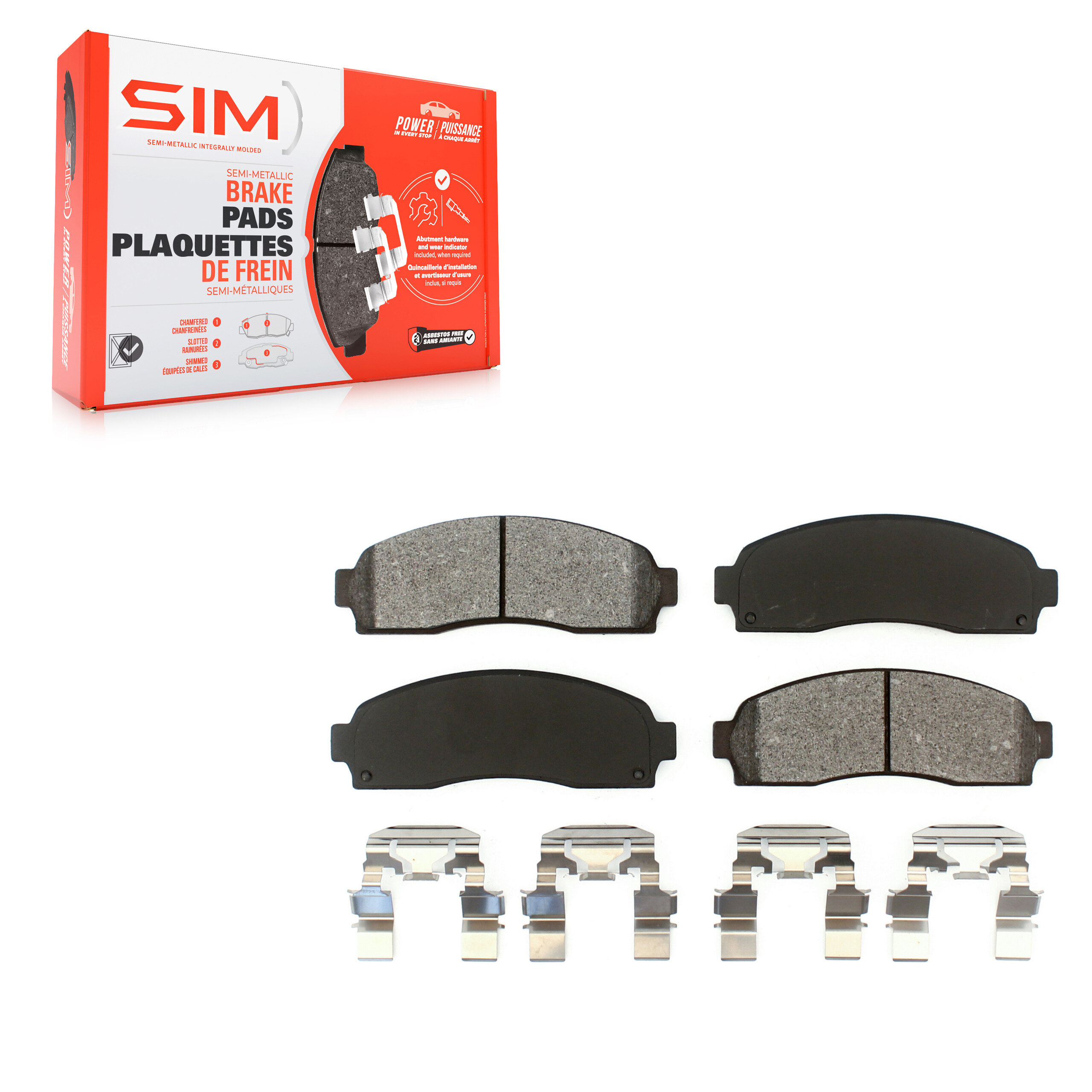Semi-Metallic Brake Pads