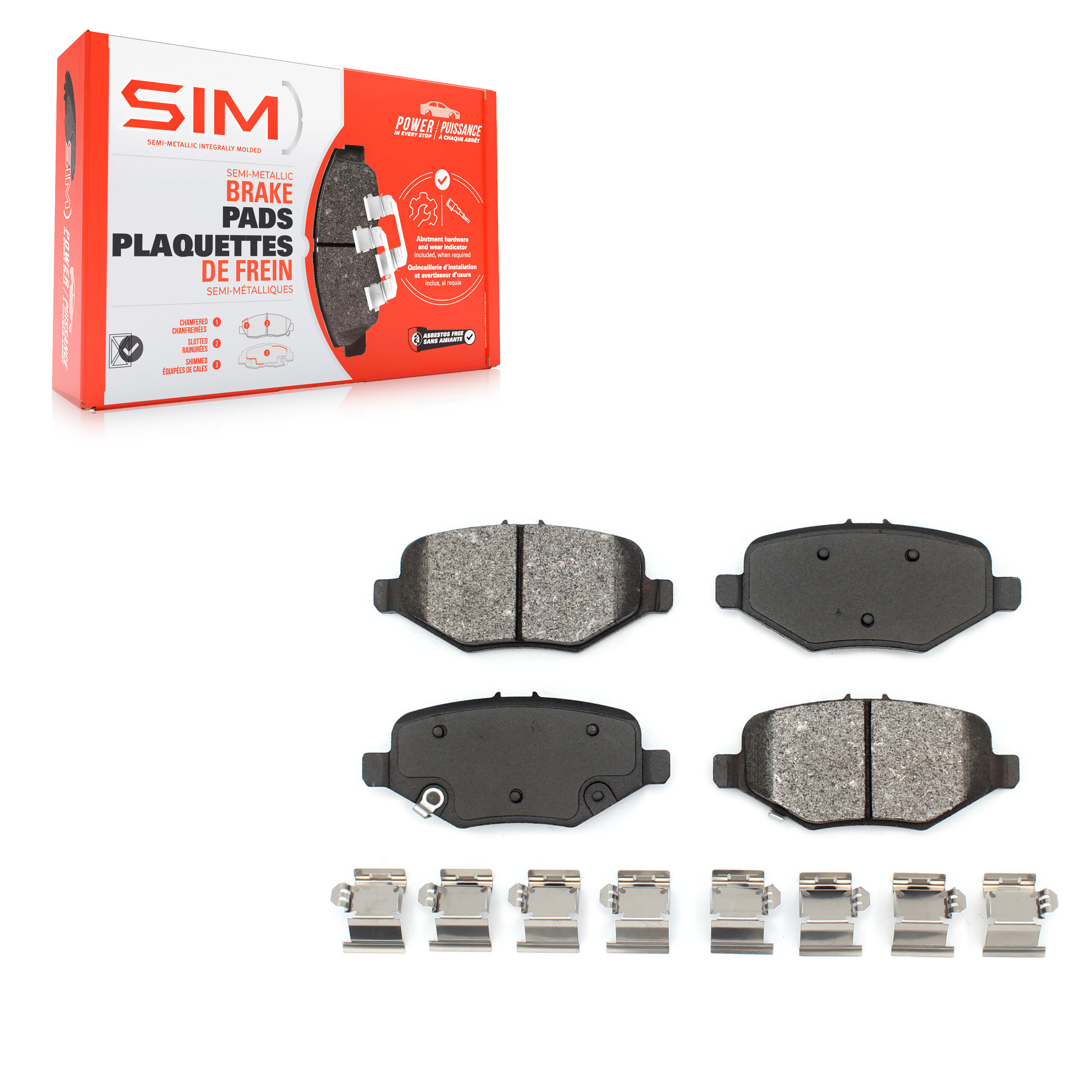 Semi-Metallic Brake Pads