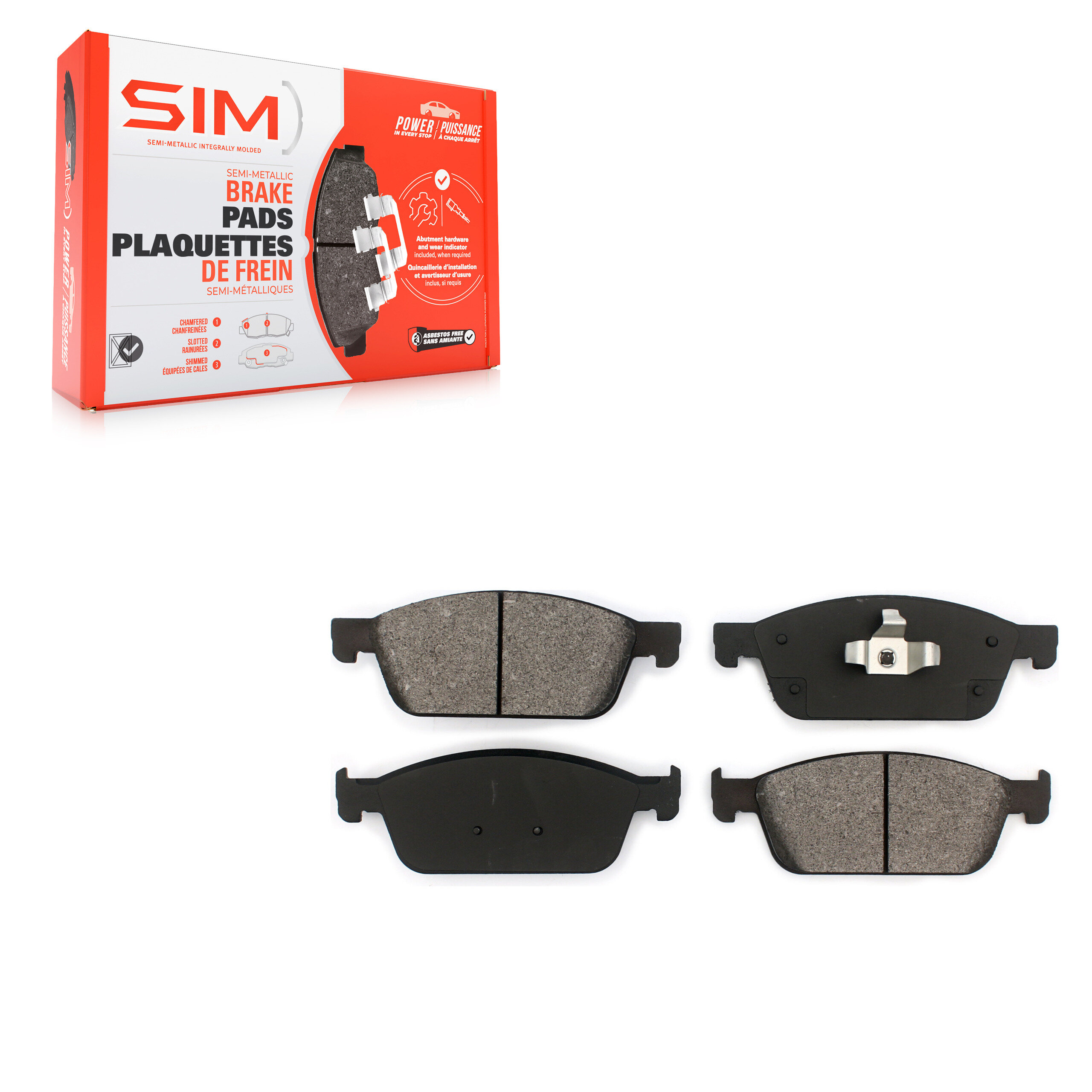 Semi-Metallic Brake Pads