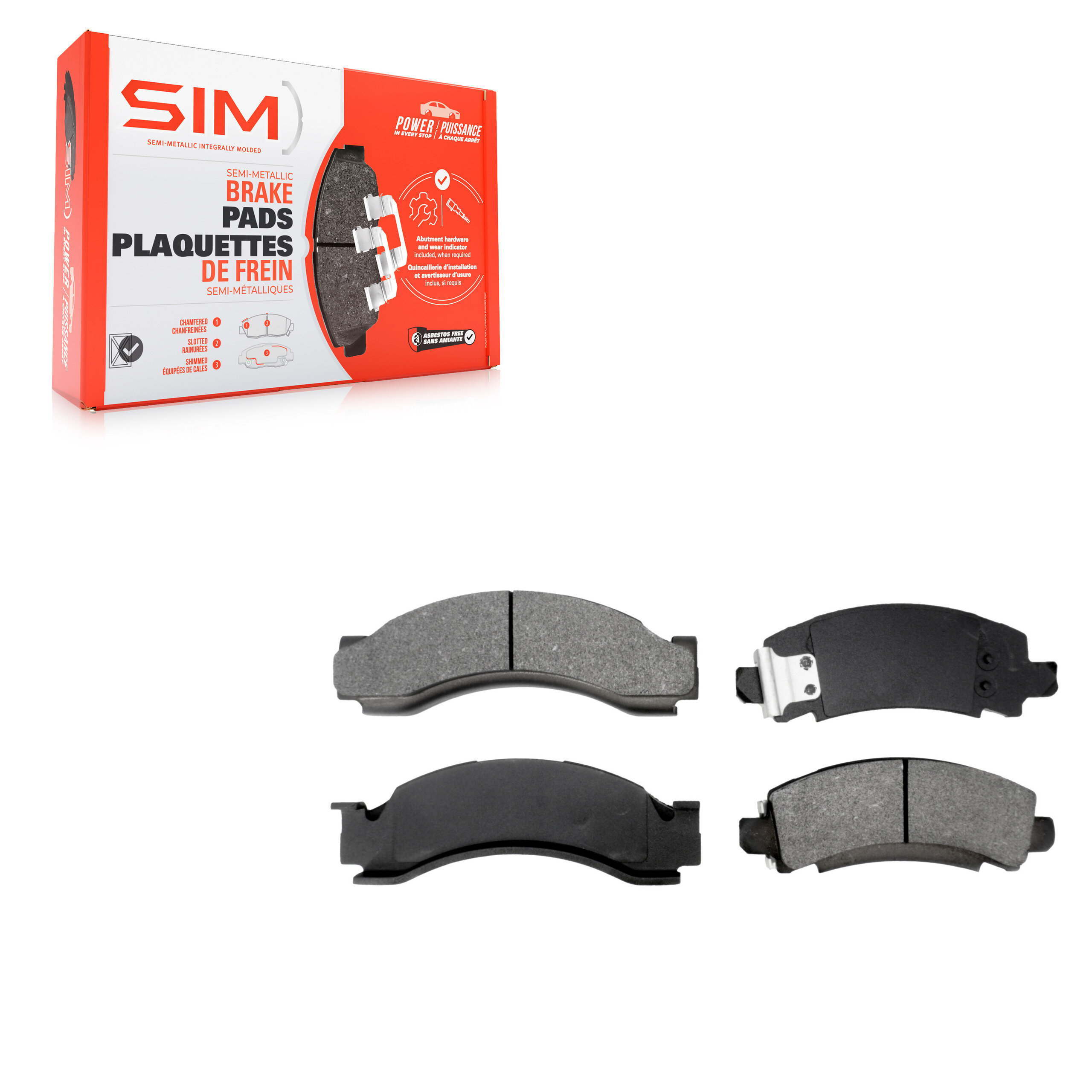 Semi-Metallic Brake Pads