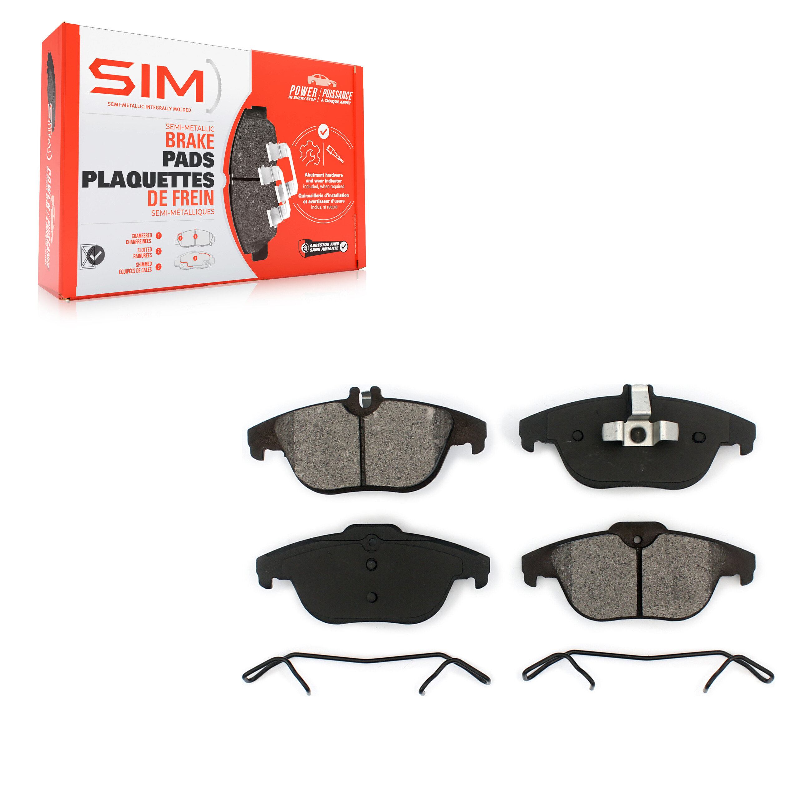 Semi-Metallic Brake Pads