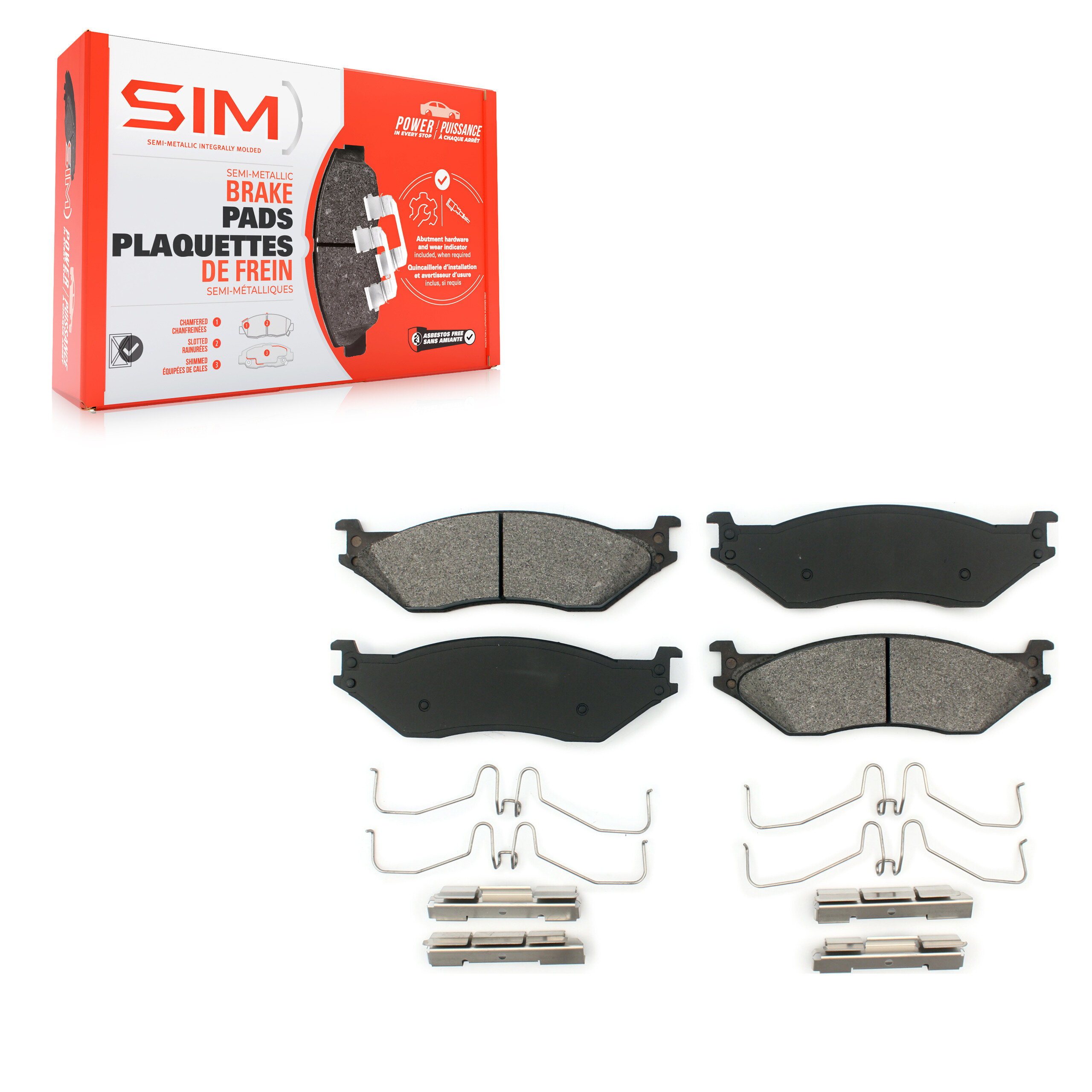 Semi-Metallic Brake Pads