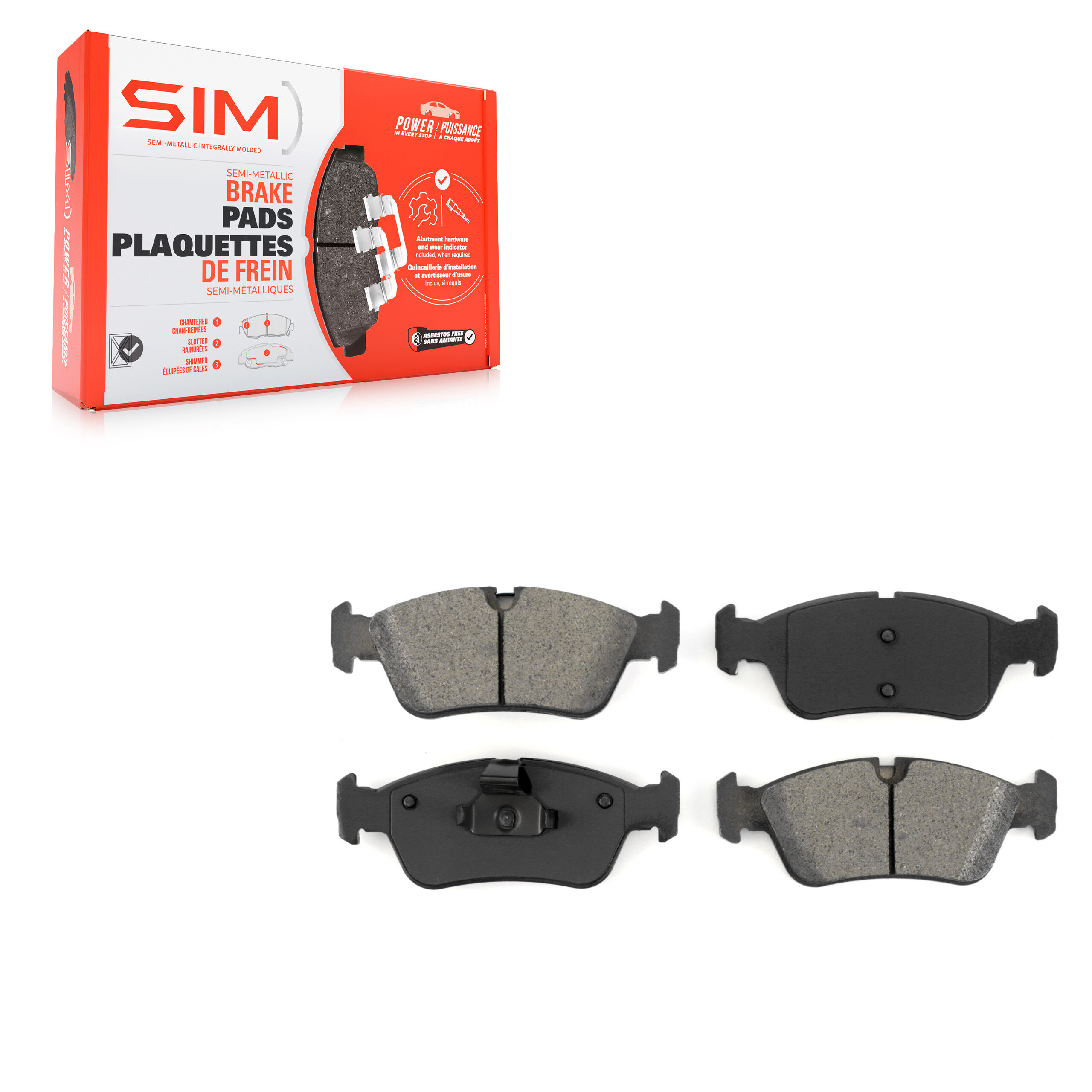 Semi-Metallic Brake Pads