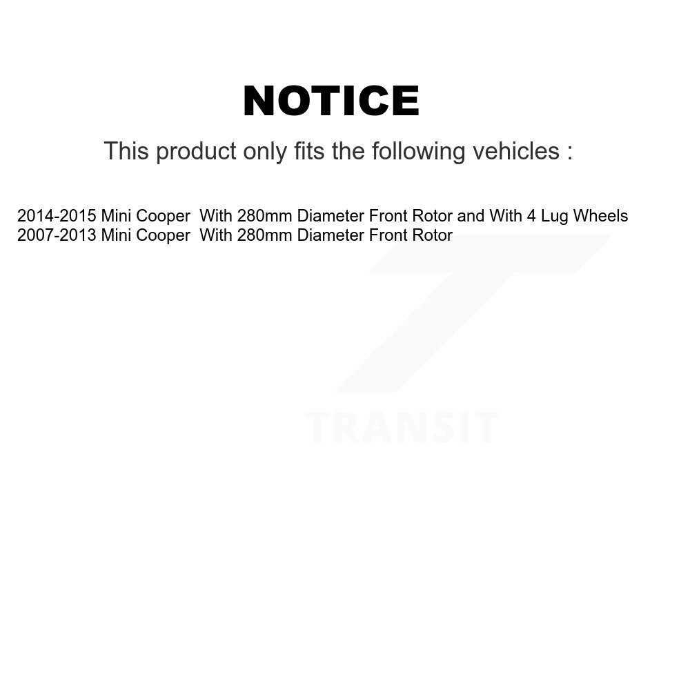 GENIUS - GCR-980606 - Coated Disc Brake Rotor