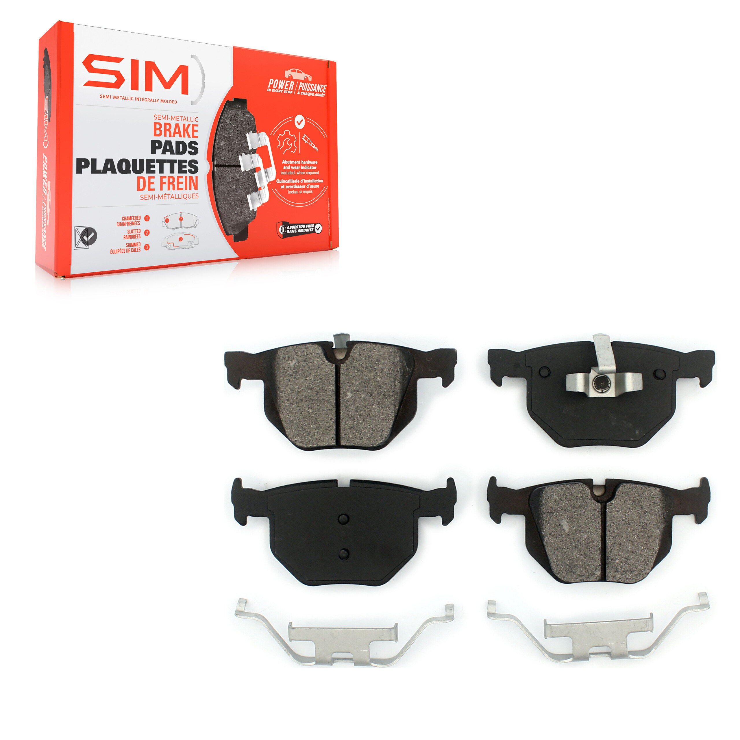 Semi-Metallic Brake Pads