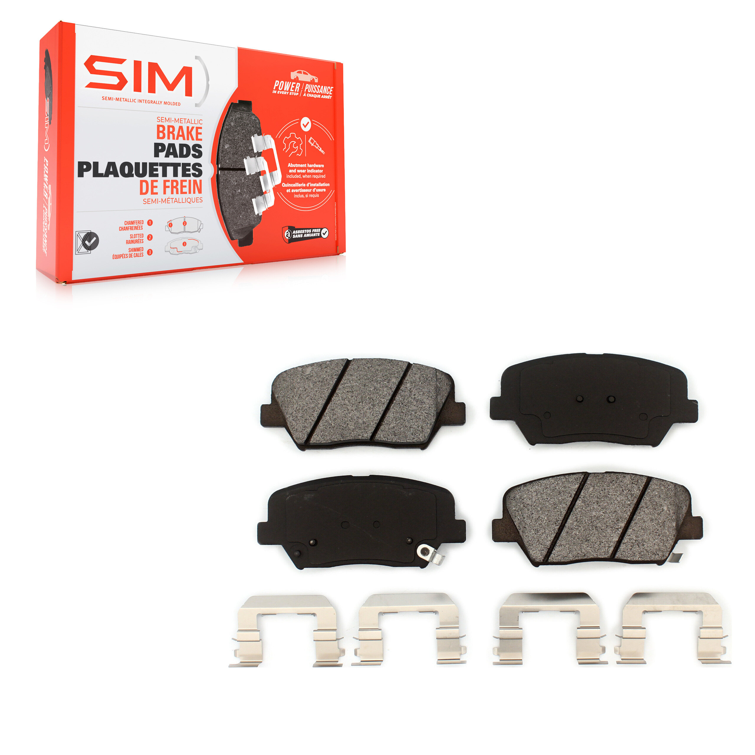 Semi-Metallic Brake Pads