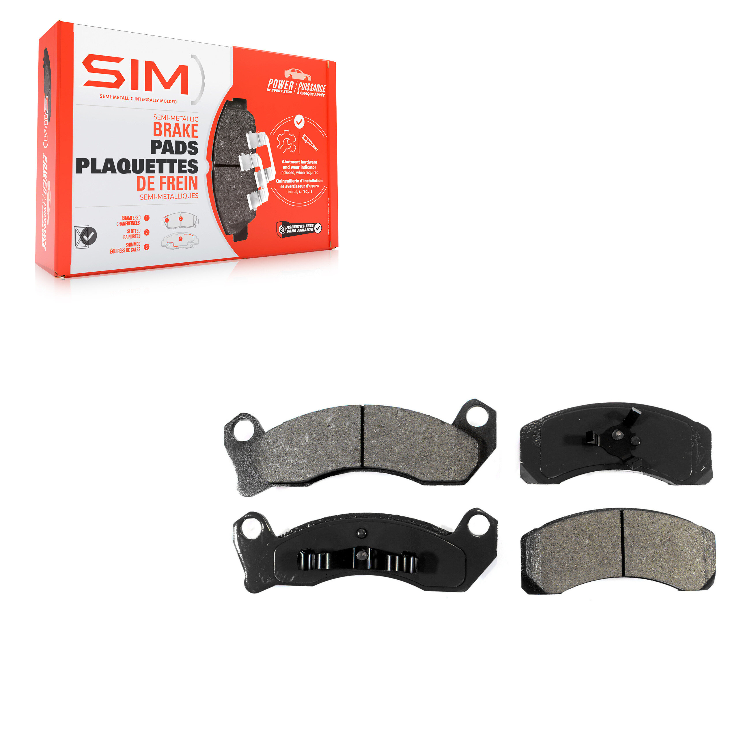 Semi-Metallic Brake Pads