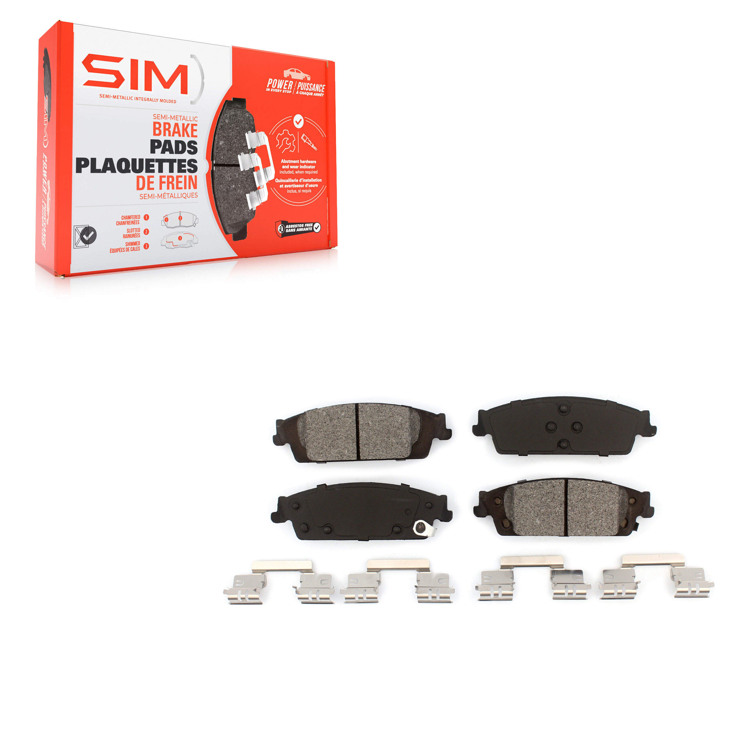 Semi-Metallic Brake Pads
