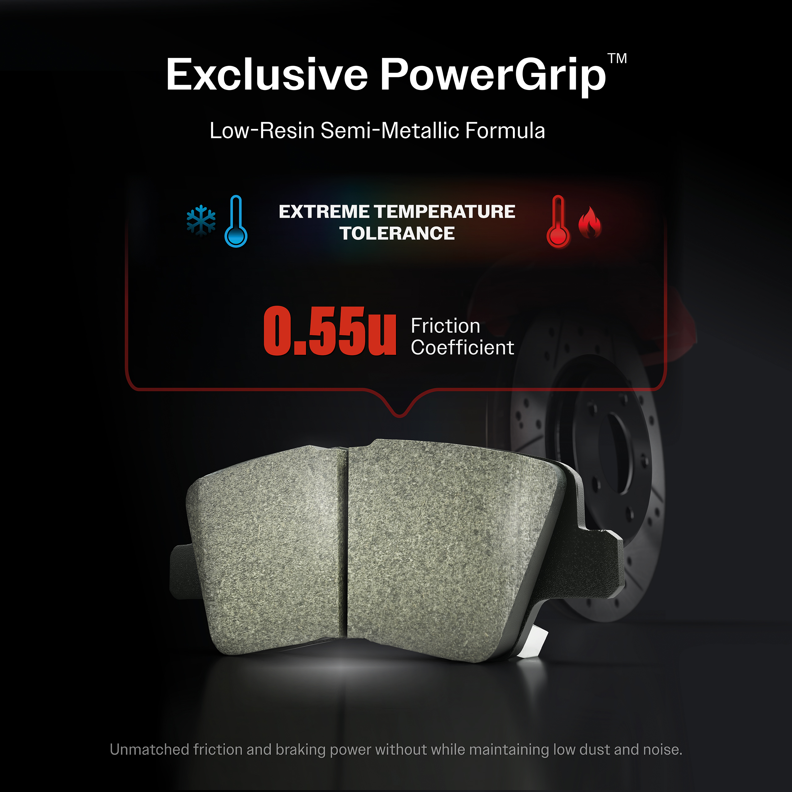 Positive Plus - PPF-D1188 - Semi-Metallic Brake Pads