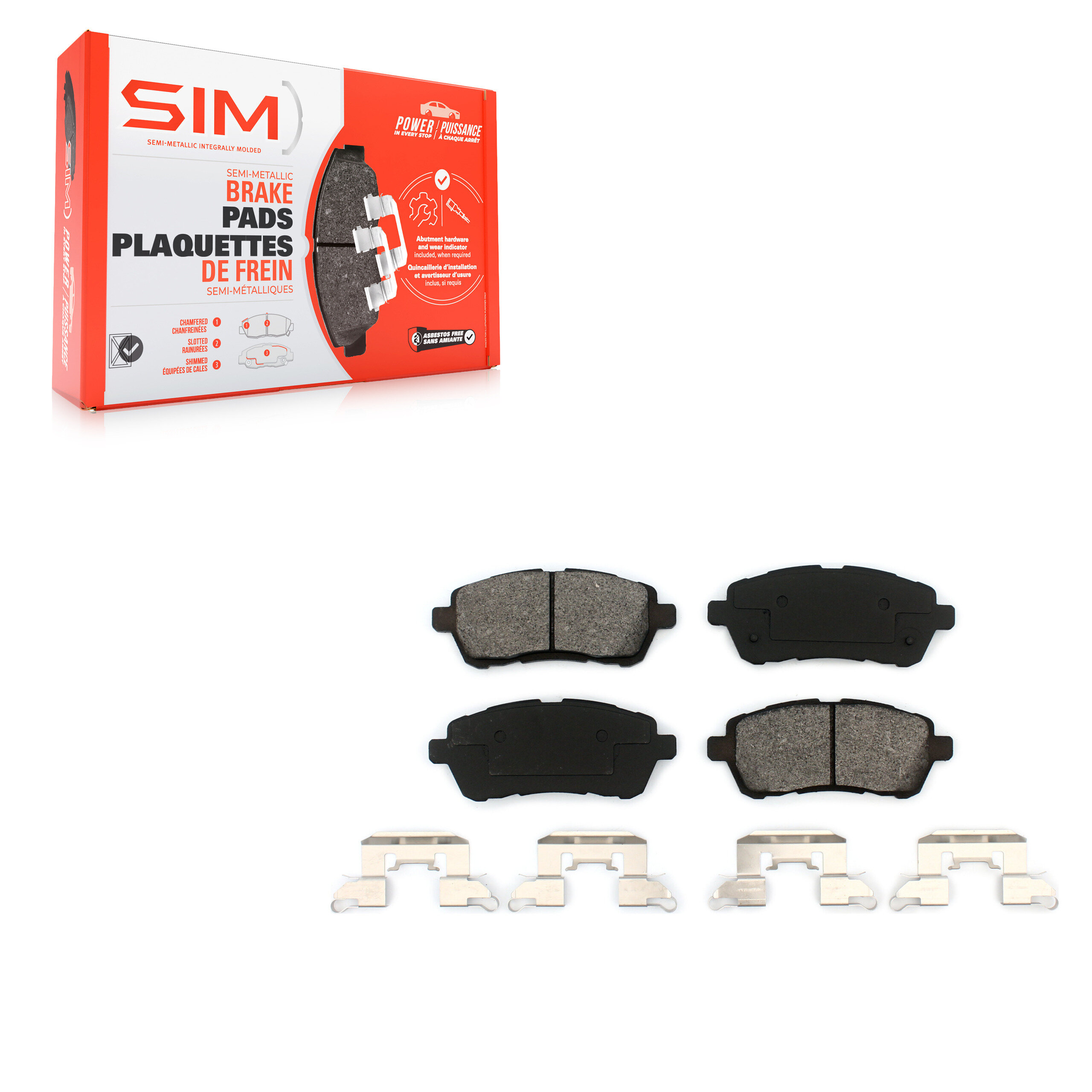 Semi-Metallic Brake Pads