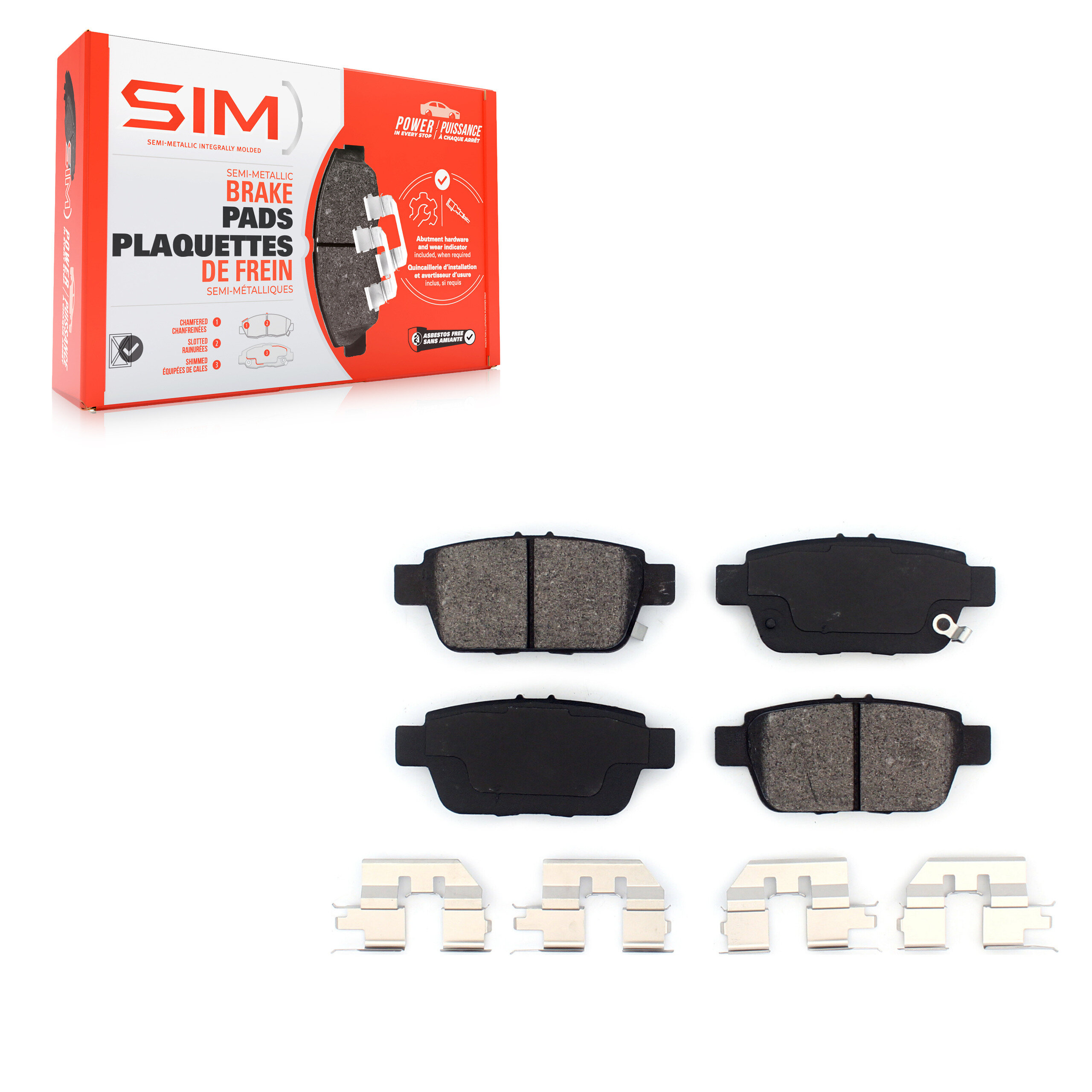 Semi-Metallic Brake Pads