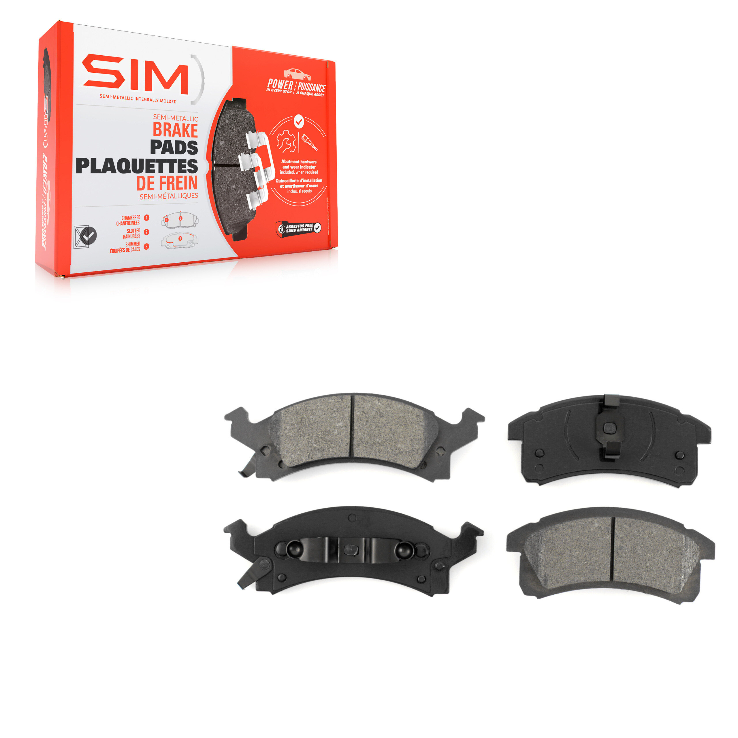 Semi-Metallic Brake Pads