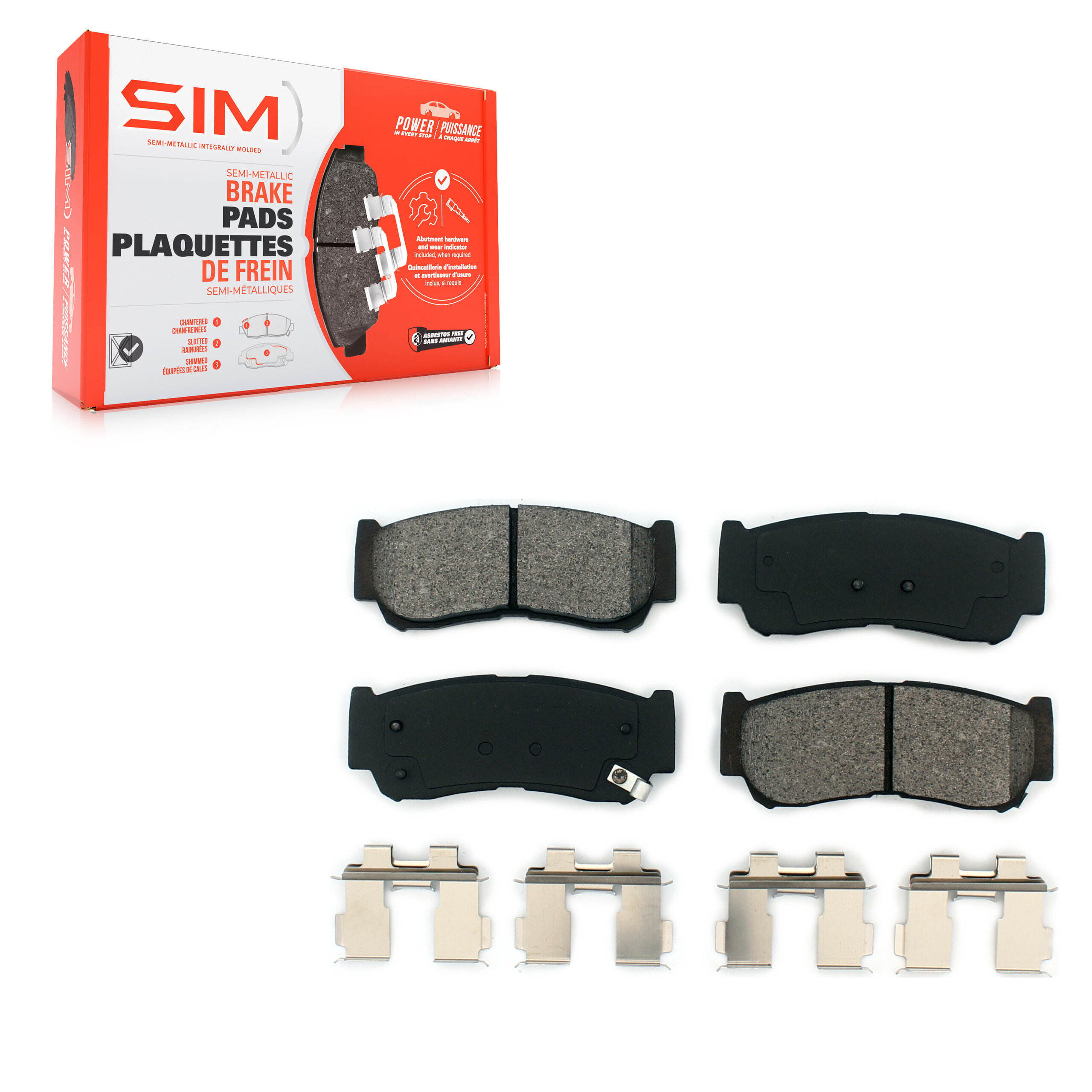 Semi-Metallic Brake Pads