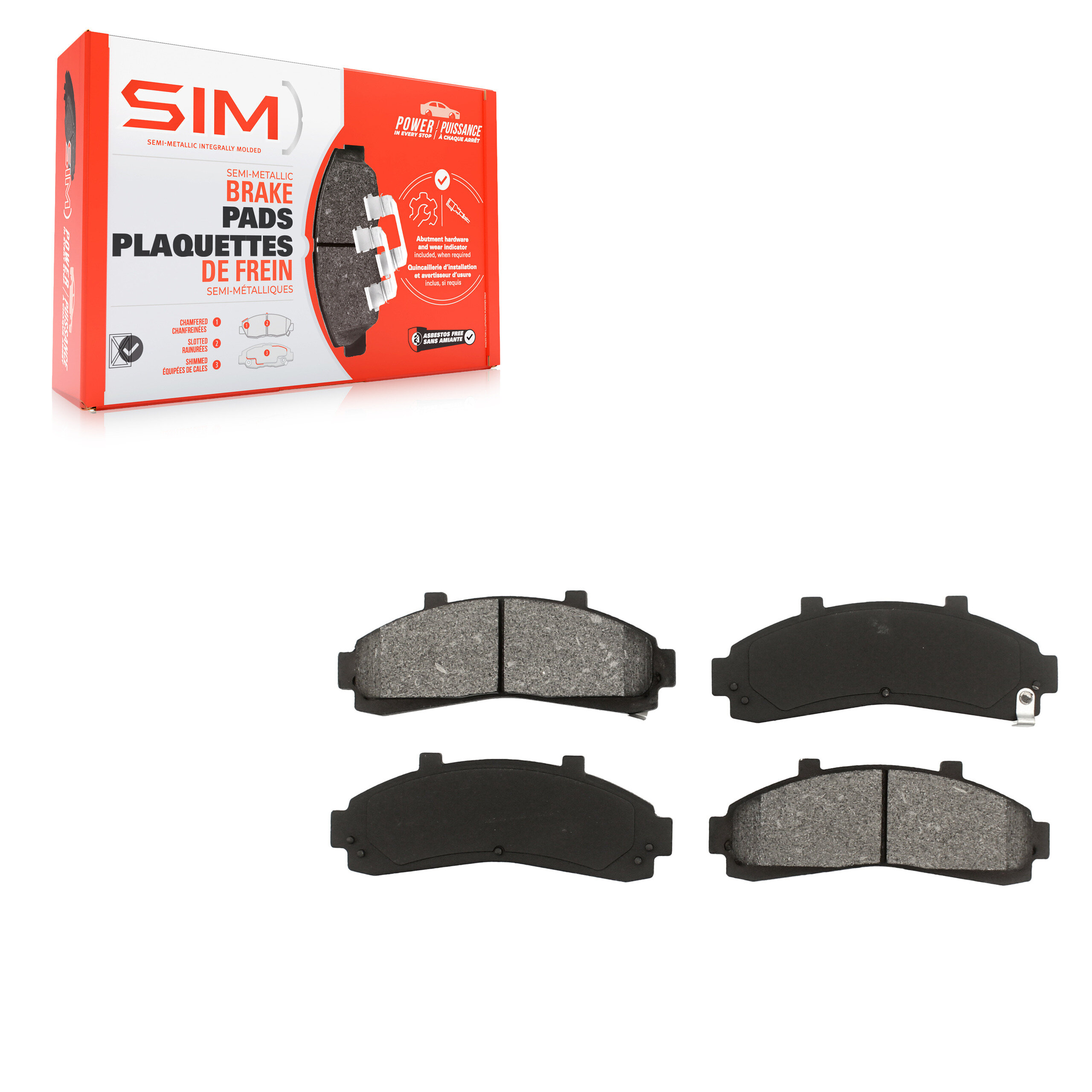 Semi-Metallic Brake Pads