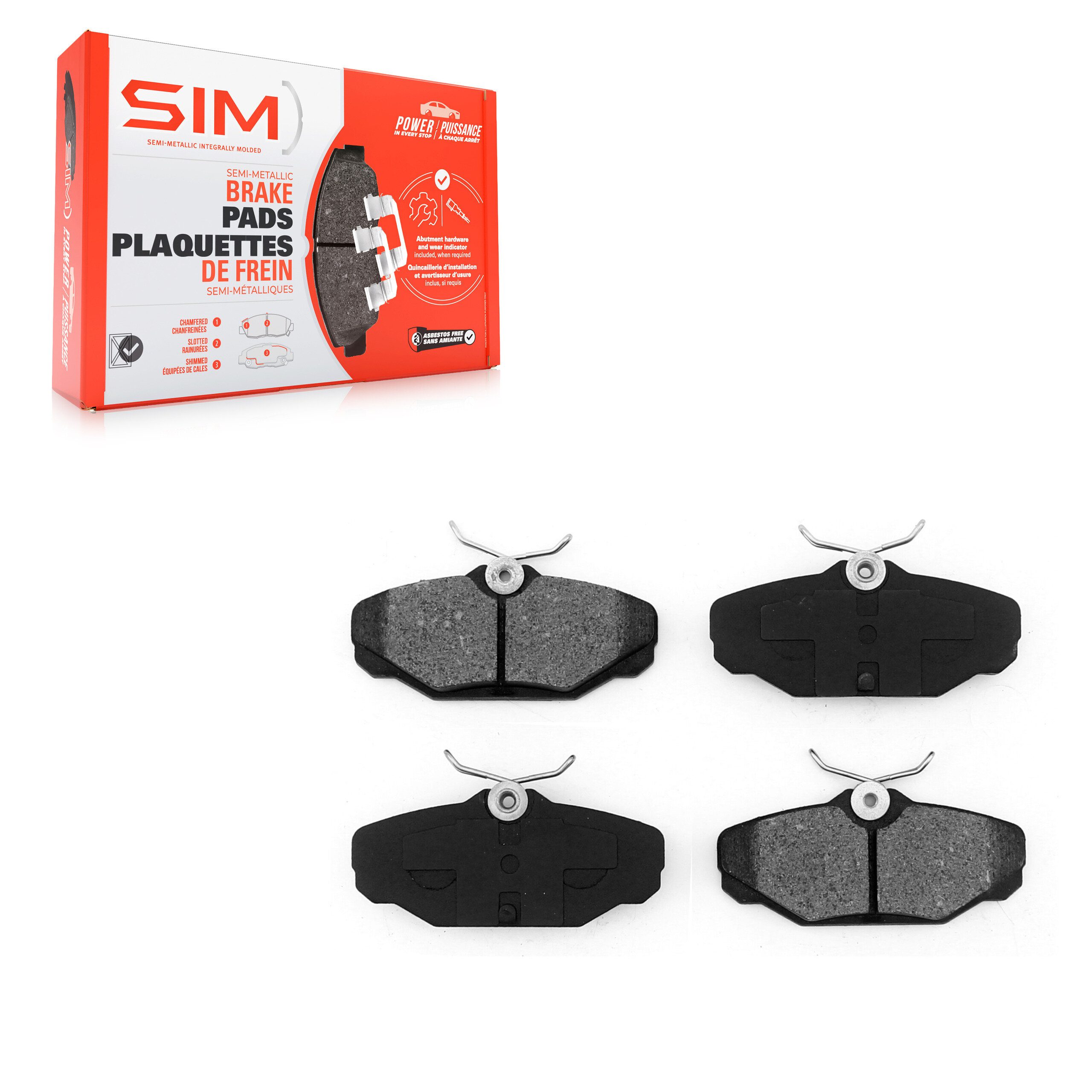 Semi-Metallic Brake Pads