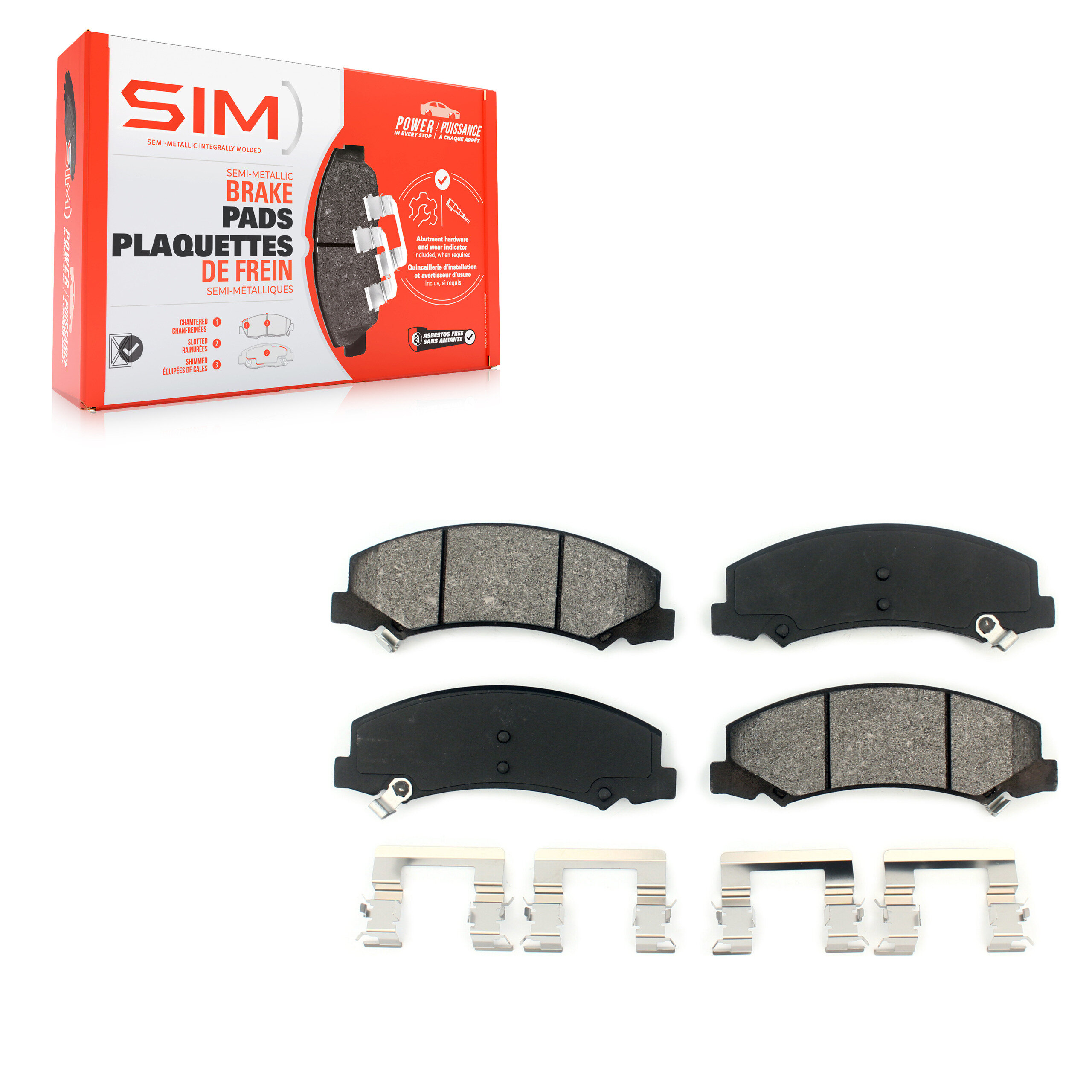 Semi-Metallic Brake Pads