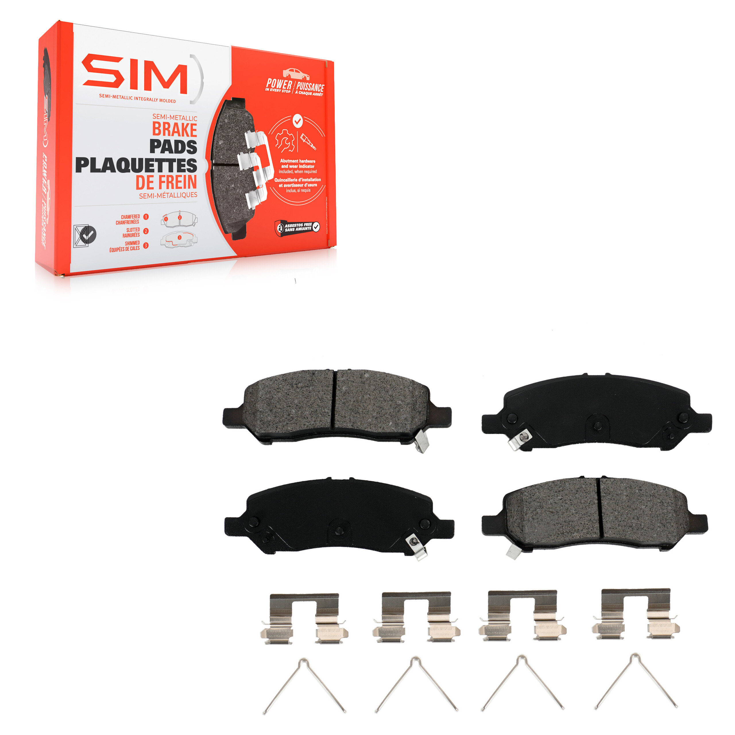 Semi-Metallic Brake Pads