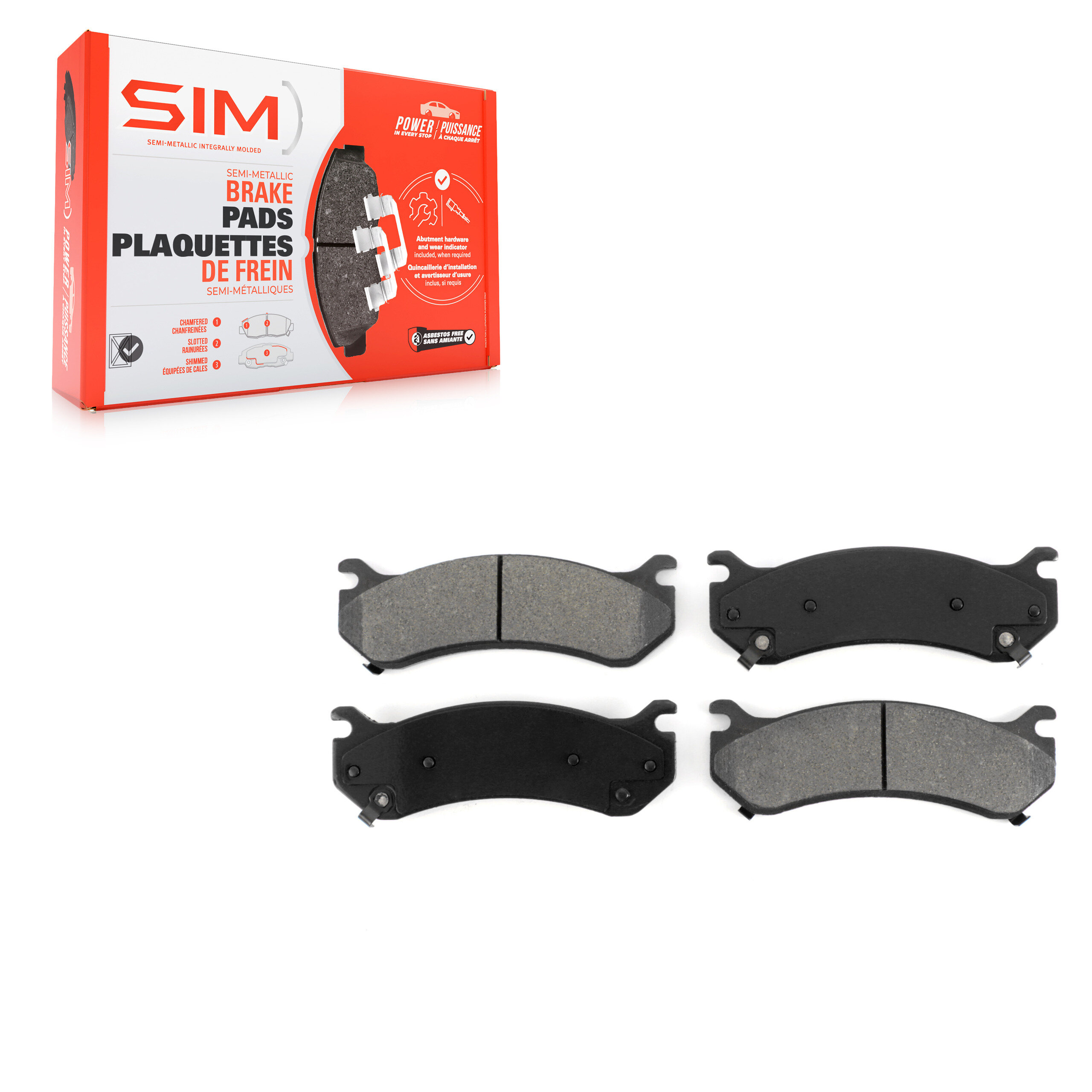 Semi-Metallic Brake Pads
