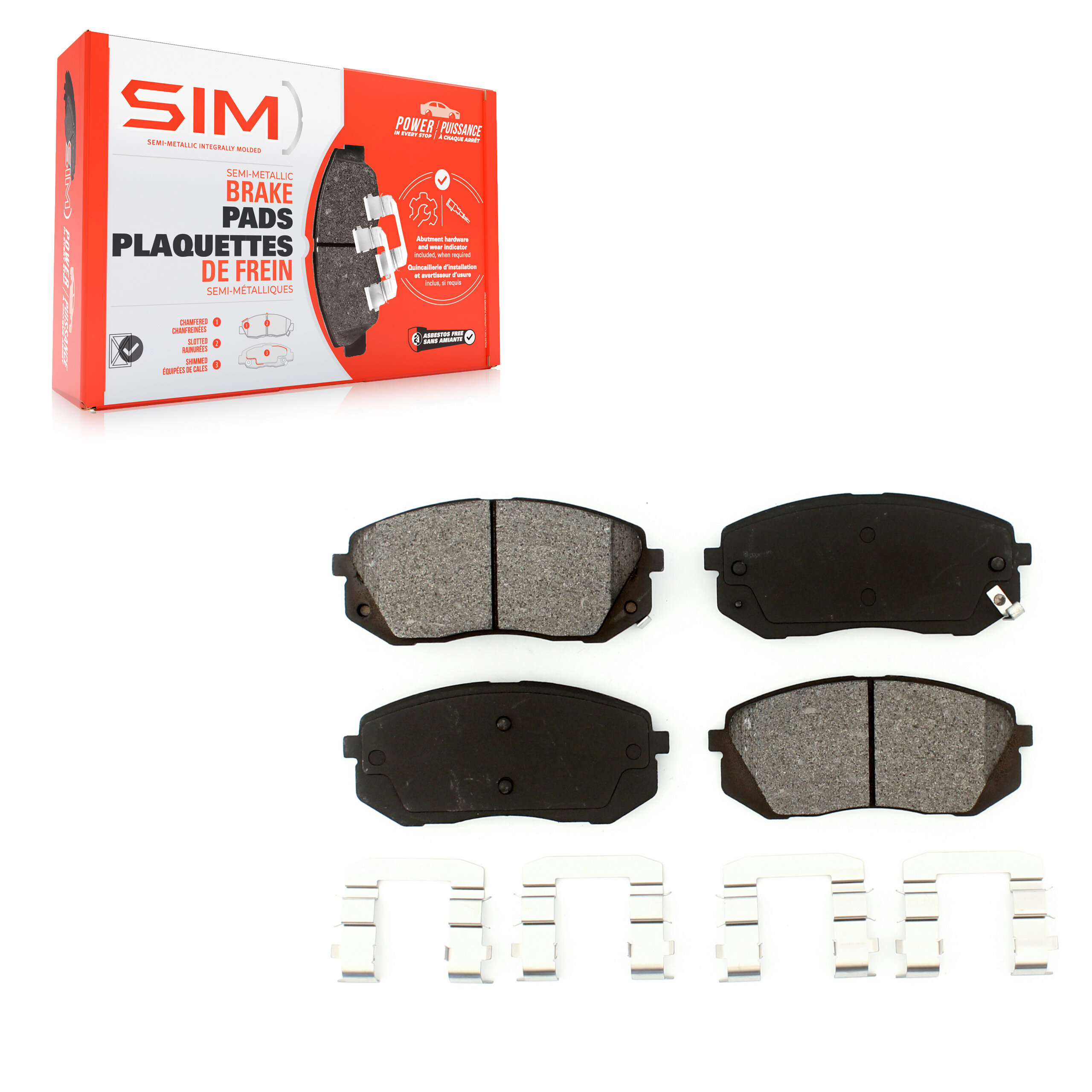 Semi-Metallic Brake Pads