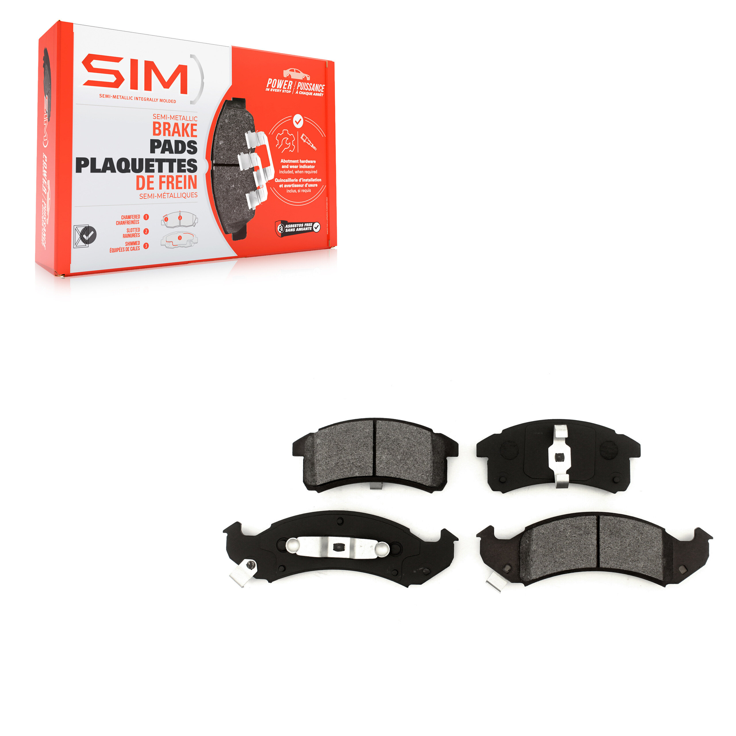 Semi-Metallic Brake Pads