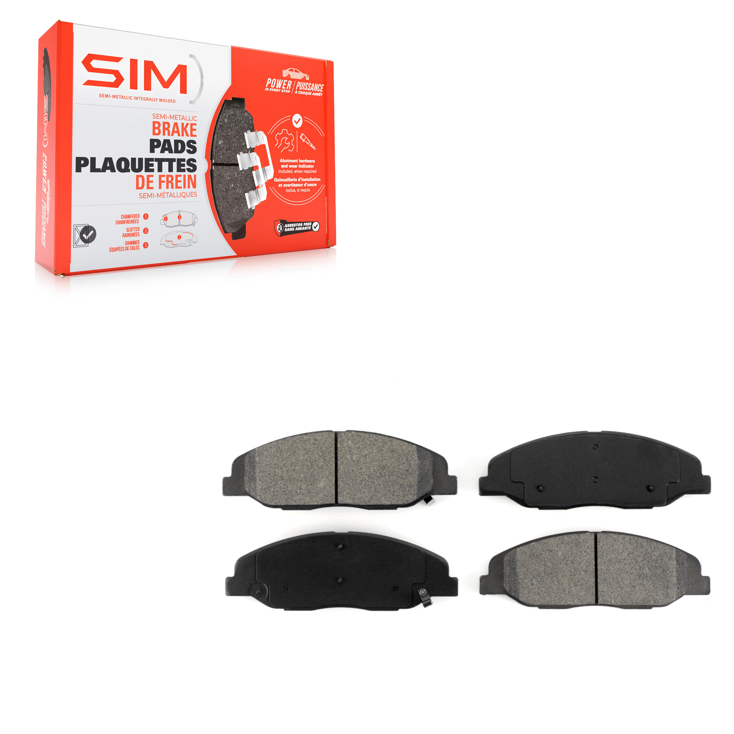 Semi-Metallic Brake Pads