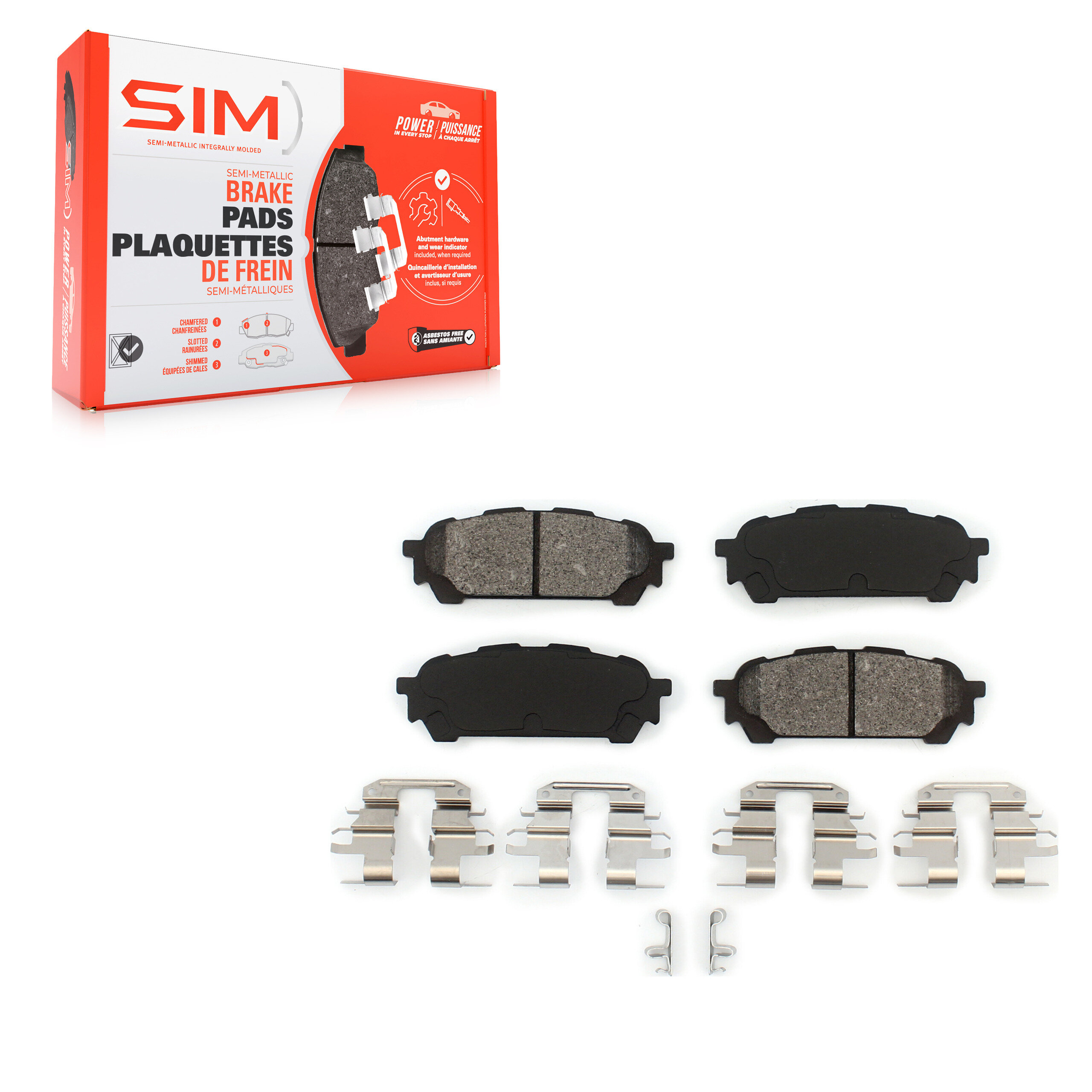 Semi-Metallic Brake Pads