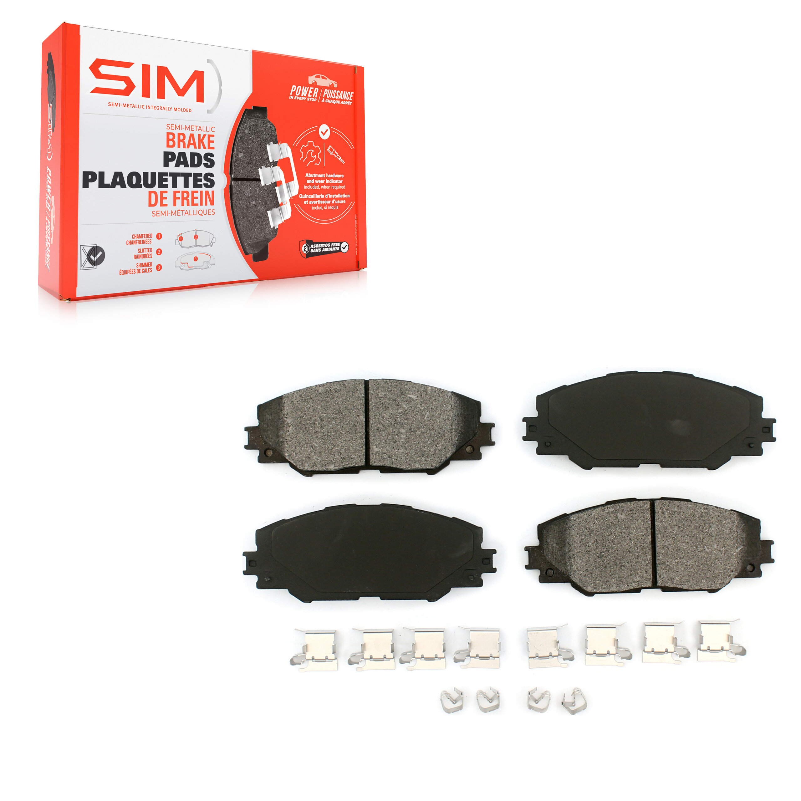 SIM - SIM-1211 - Semi-Metallic Brake Pads
