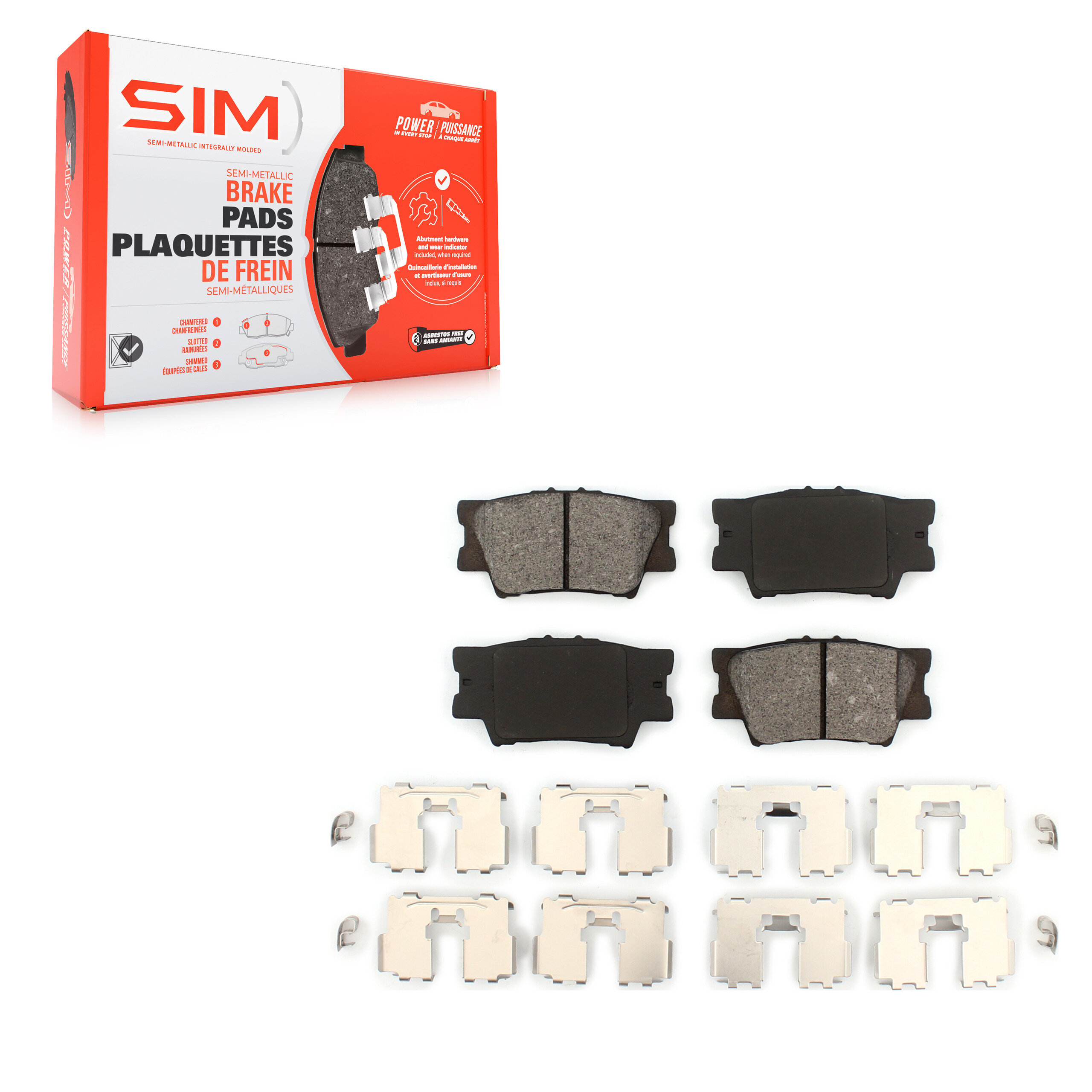 Semi-Metallic Brake Pads
