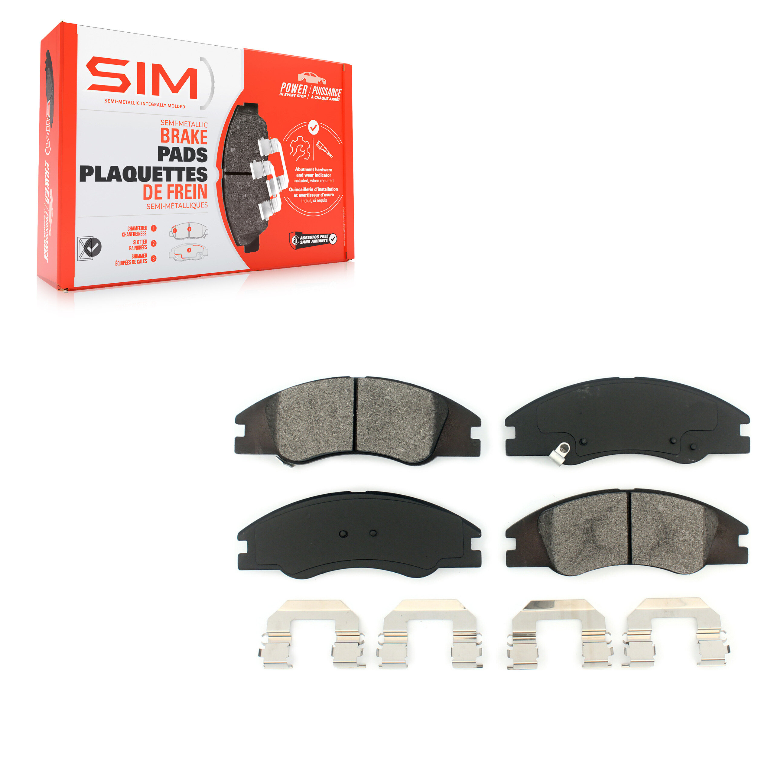 Semi-Metallic Brake Pads