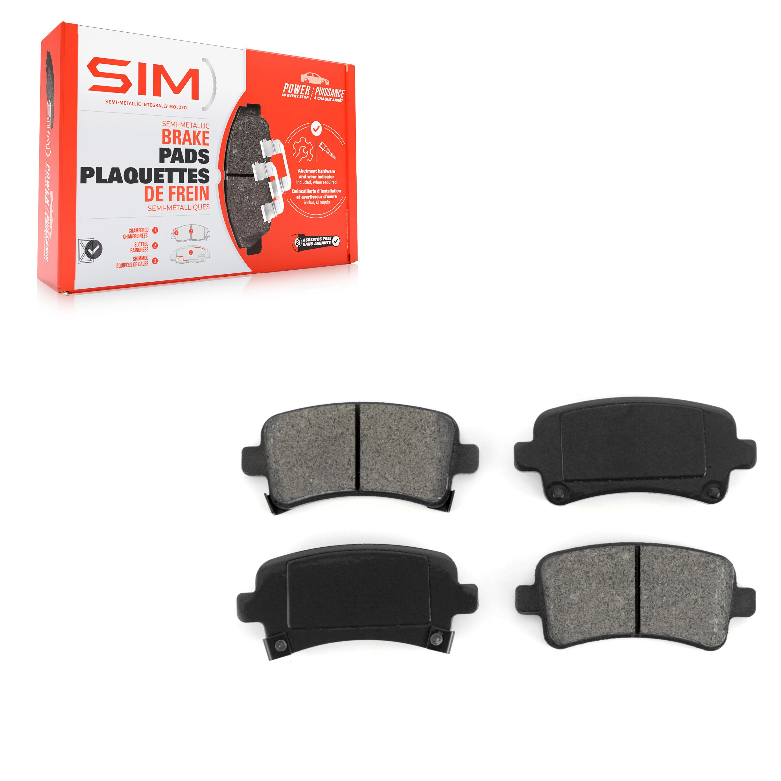 Semi-Metallic Brake Pads