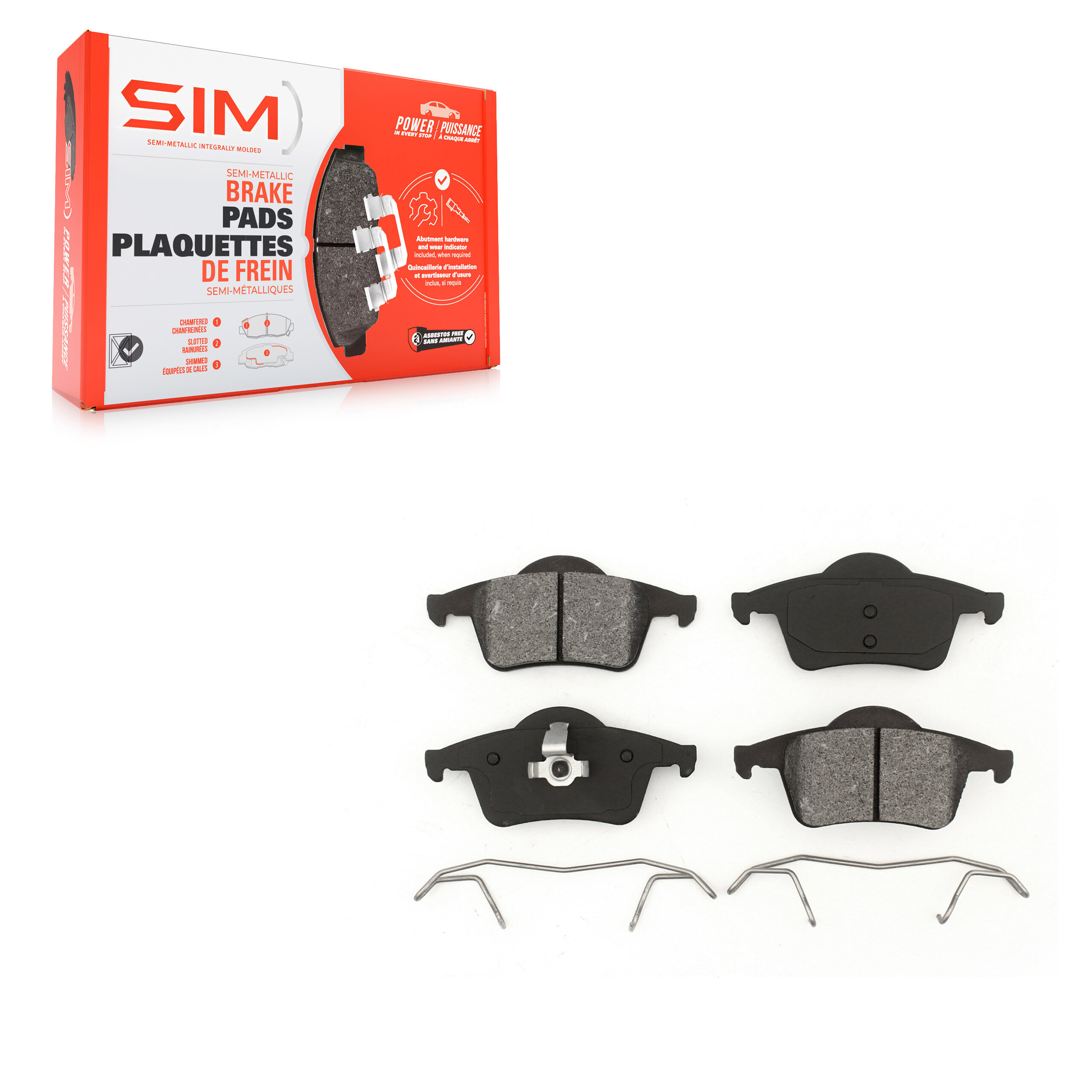 Semi-Metallic Brake Pads