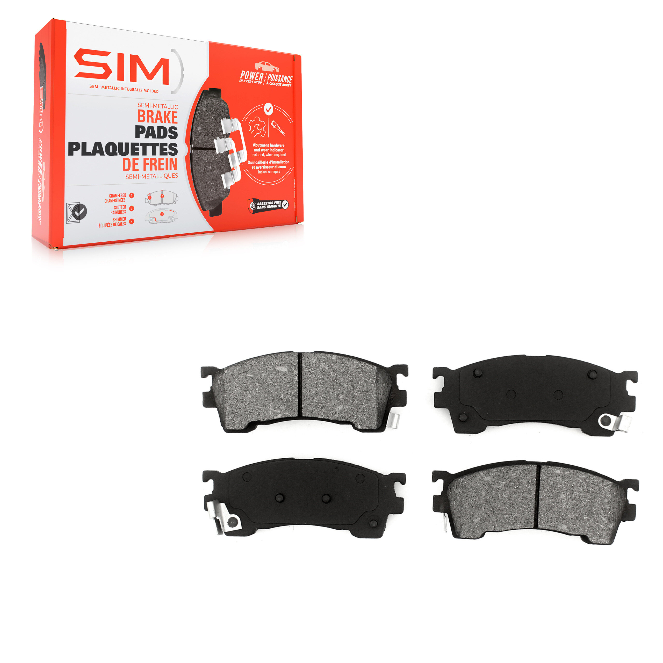 Semi-Metallic Brake Pads