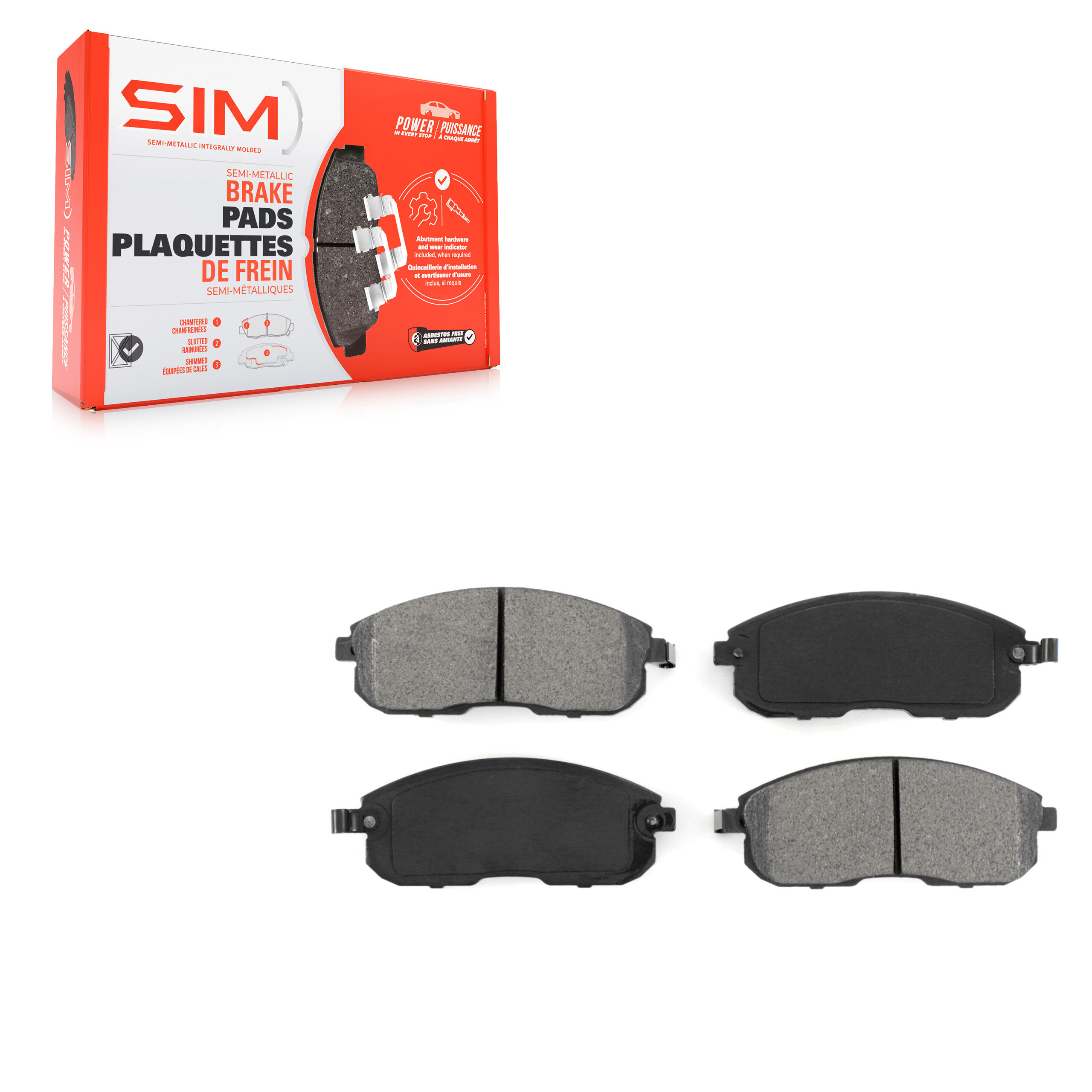 Semi-Metallic Brake Pads