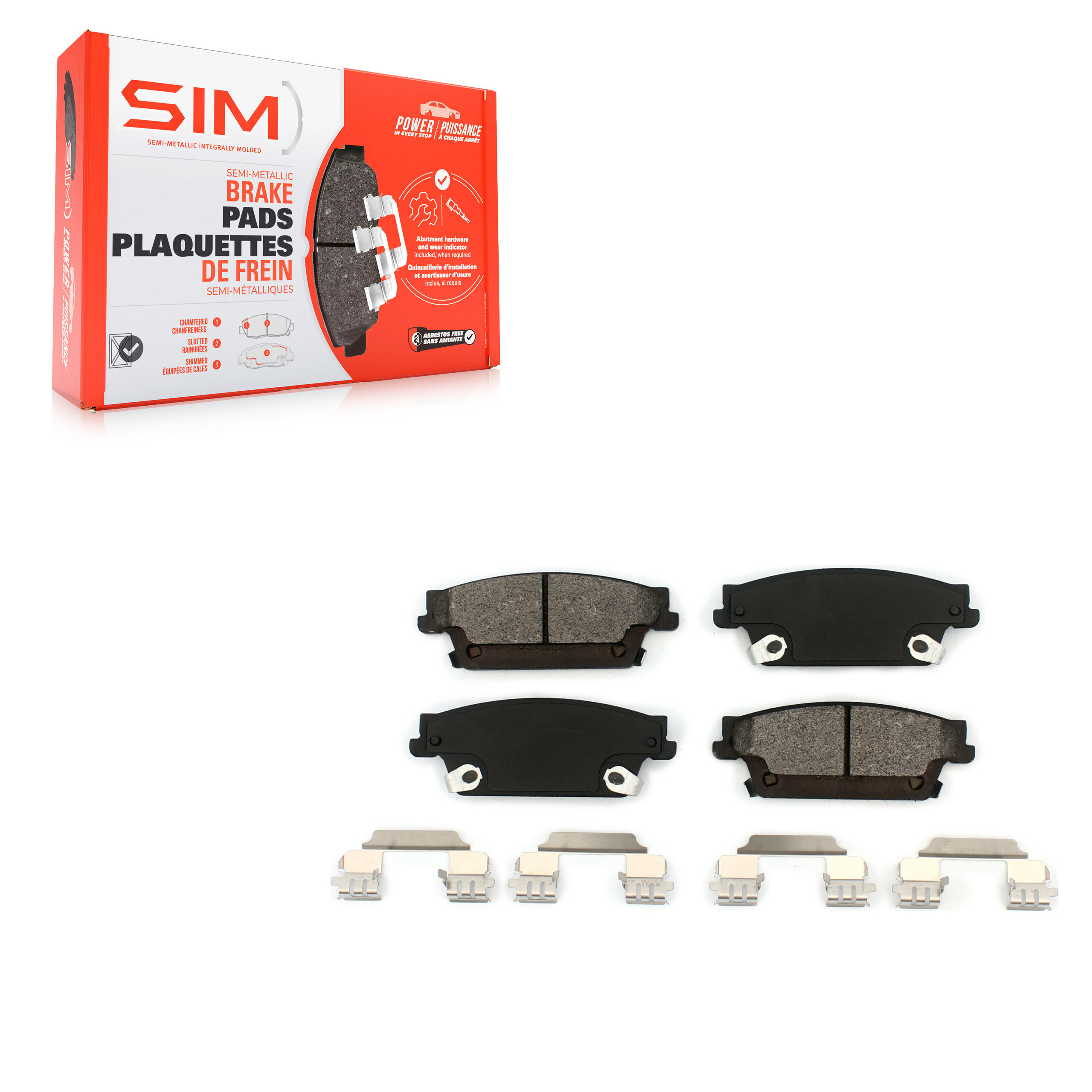 Semi-Metallic Brake Pads