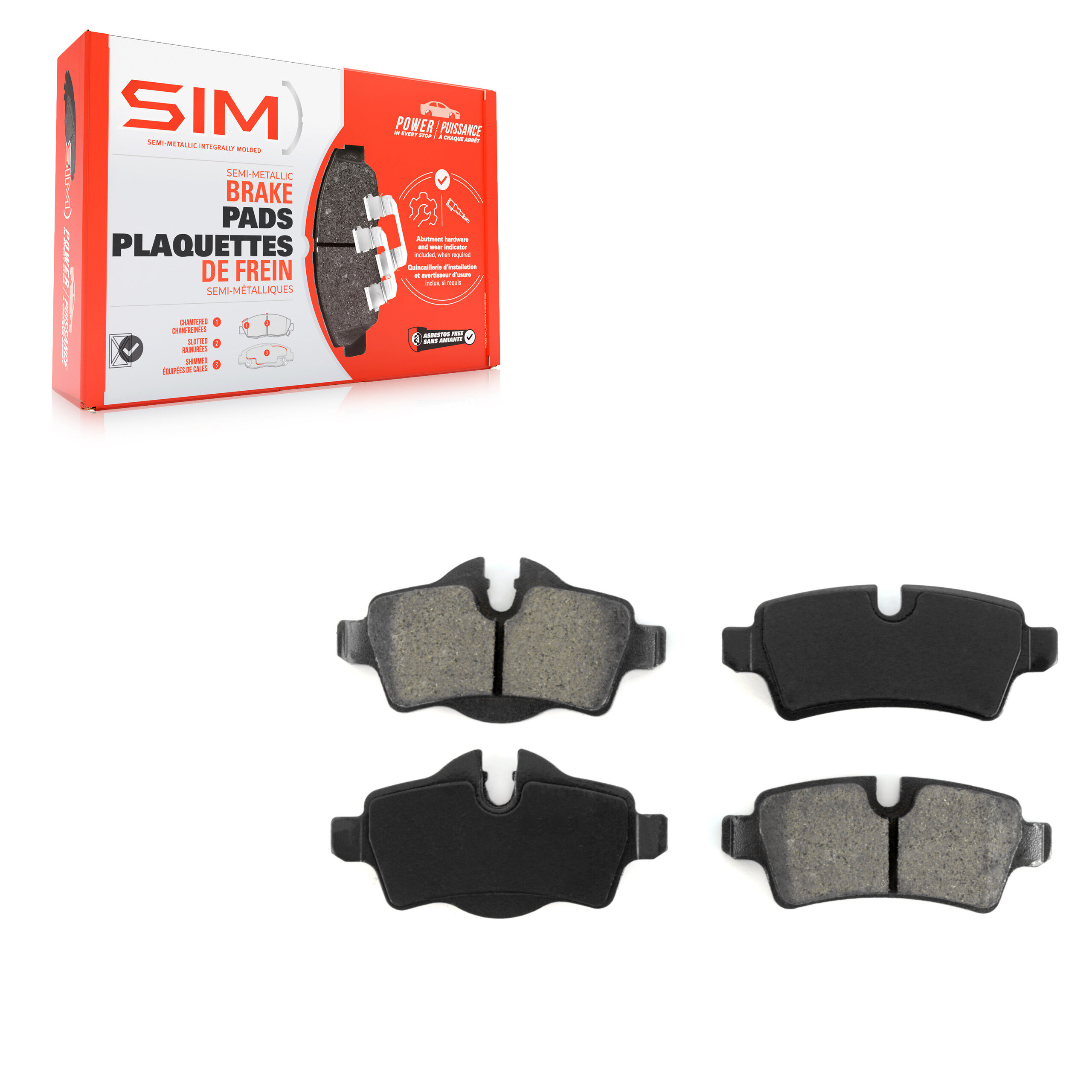 Semi-Metallic Brake Pads