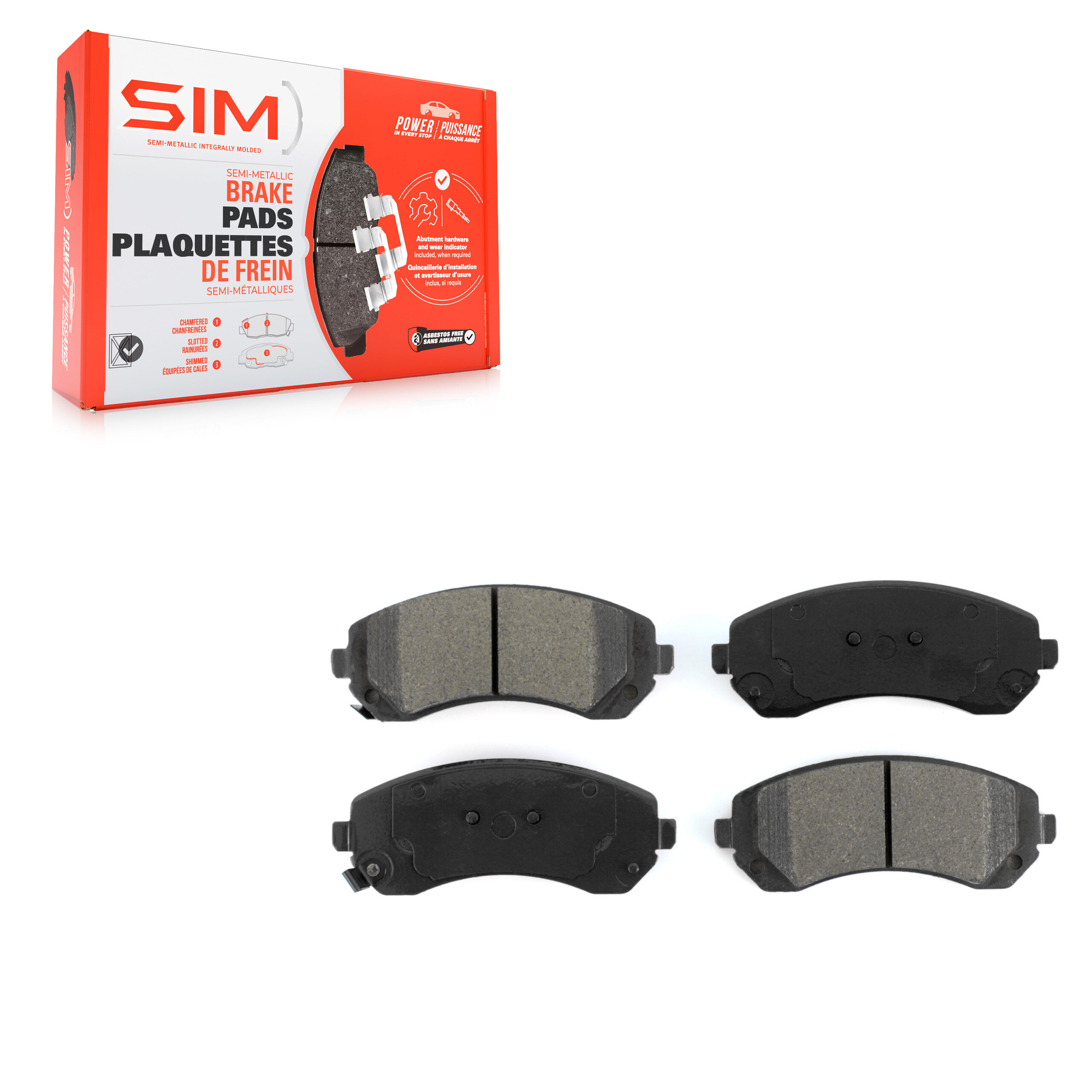 Semi-Metallic Brake Pads