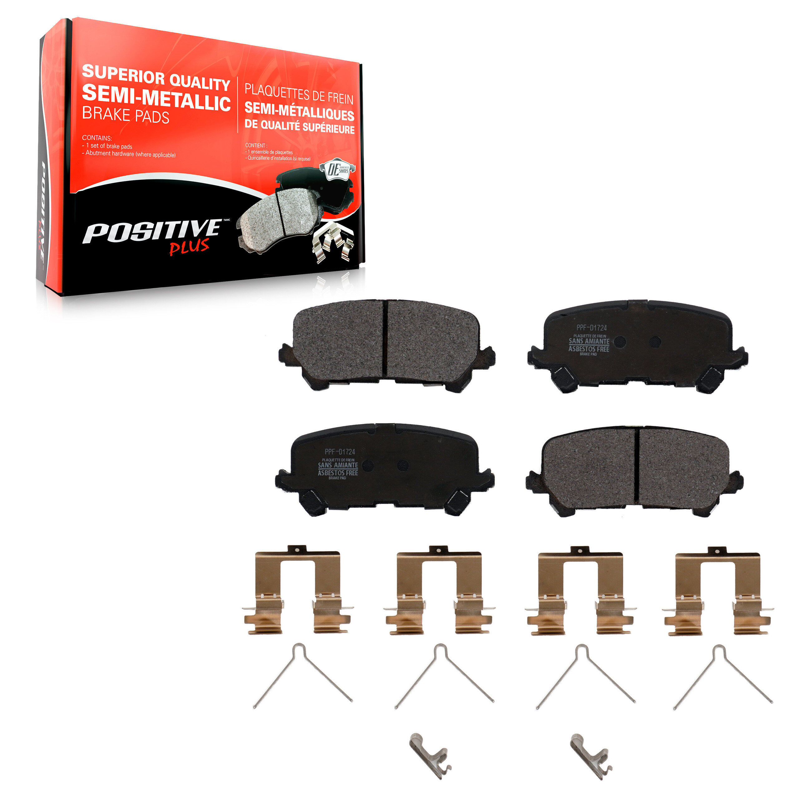 Semi-Metallic Brake Pads